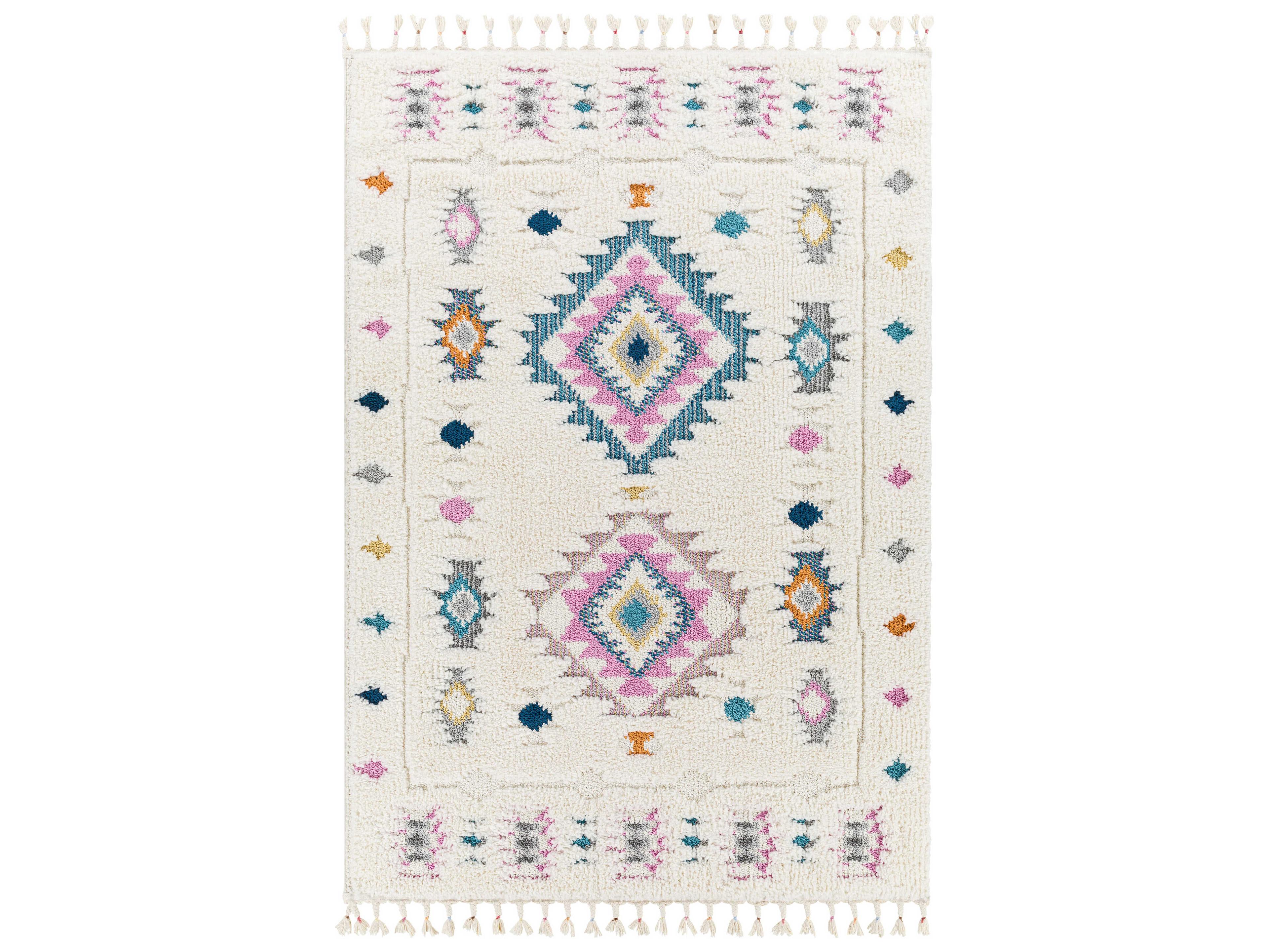 Lofty Shag Moroccan Area Rug