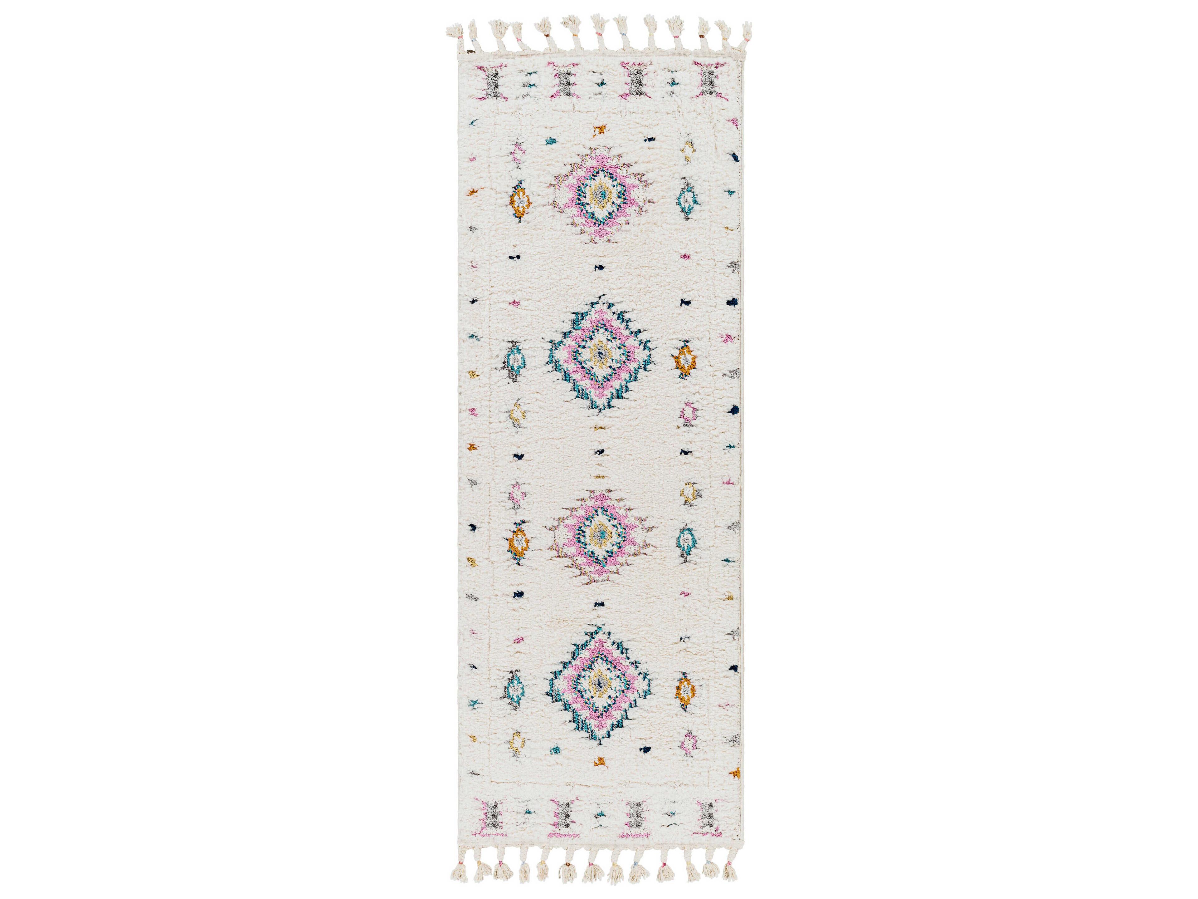Lofty Shag Moroccan Runner Area Rug