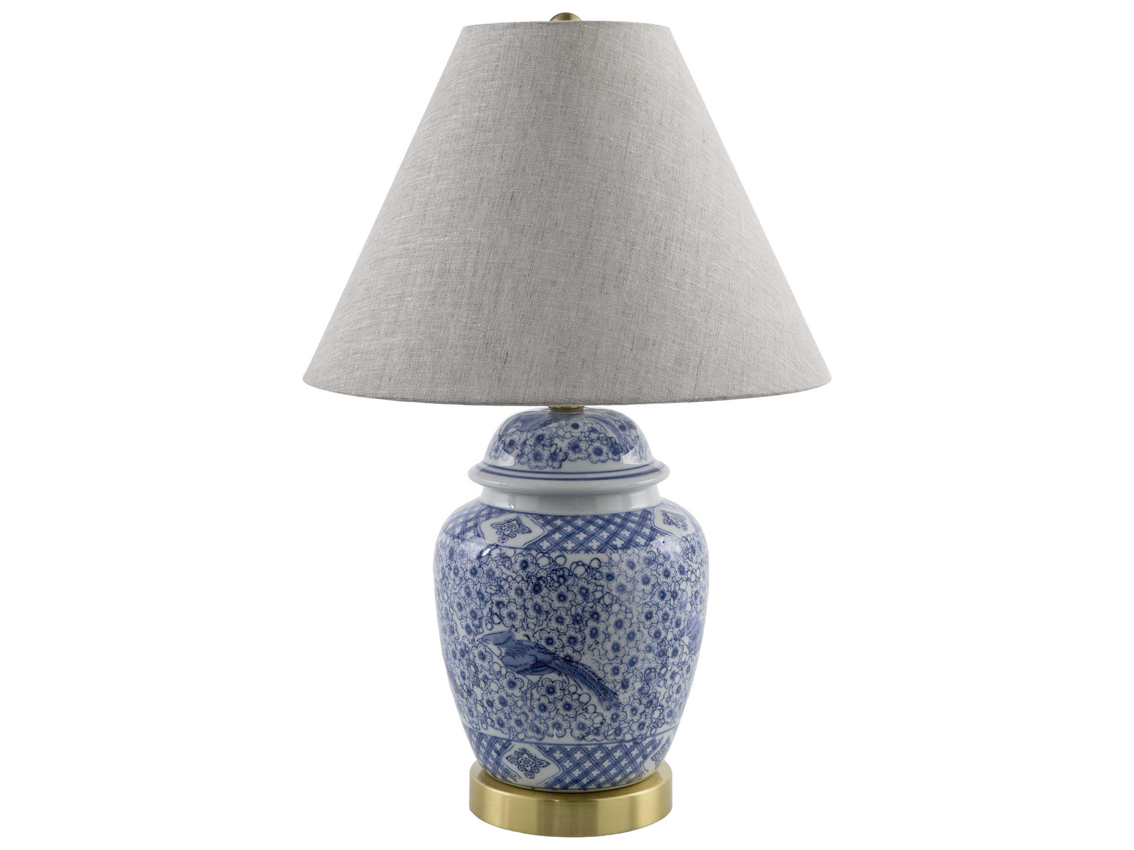 Livabliss by Surya Lepi Blue Traditional Table Lamp