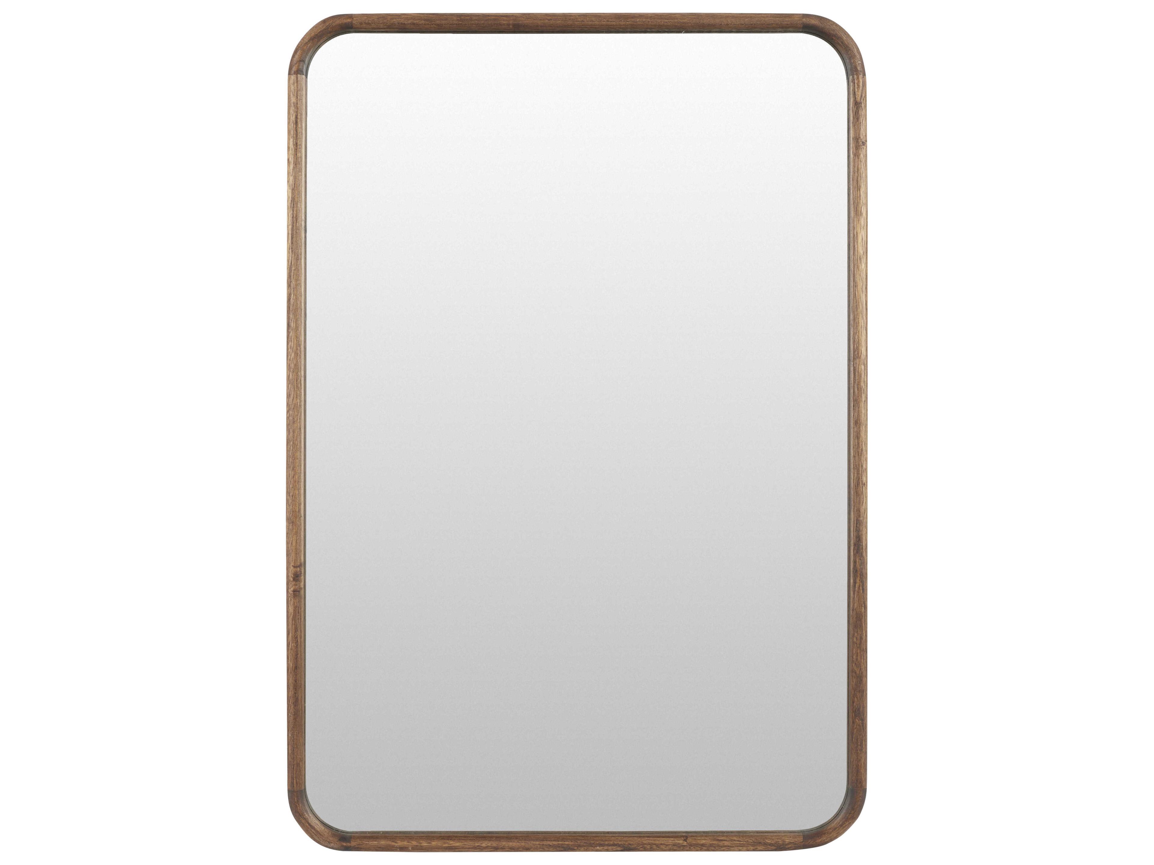 Kinsale Brown Wall Mirror Rectangular