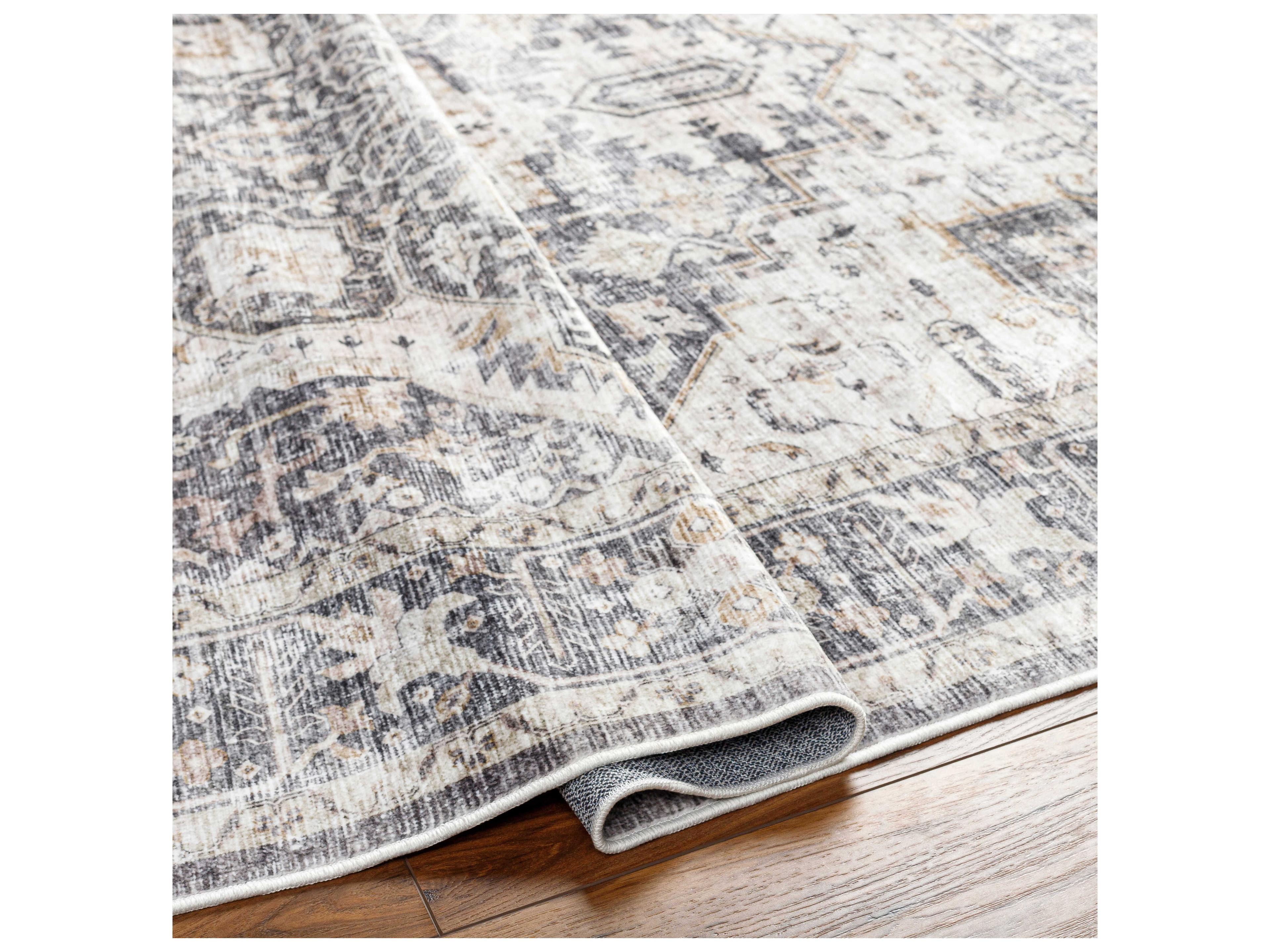 Livabliss by Surya Lavable Bordered Runner Area Rug