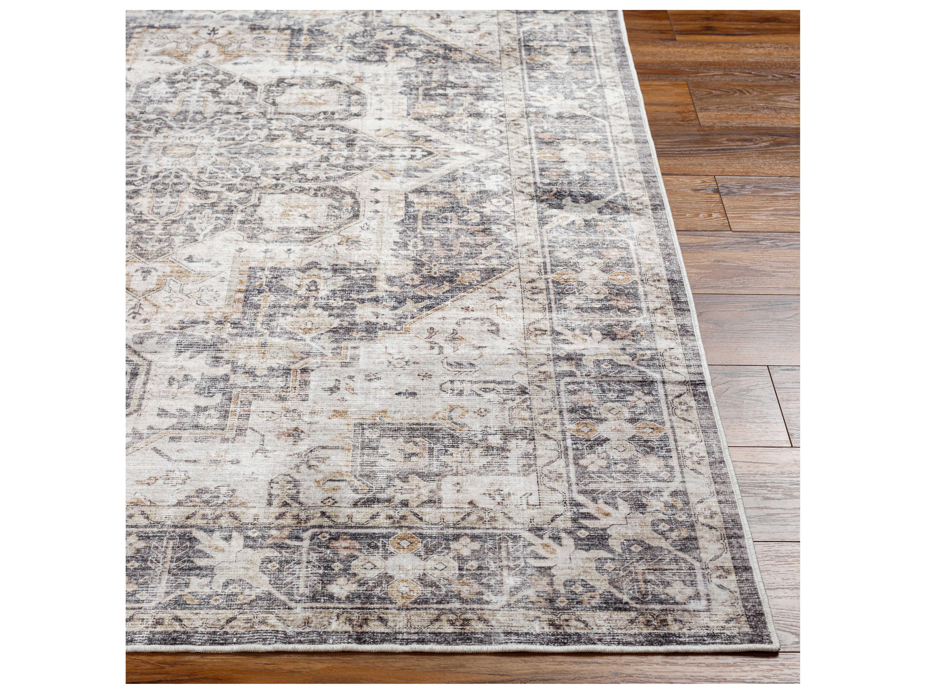 Livabliss by Surya Lavable Bordered Runner Area Rug