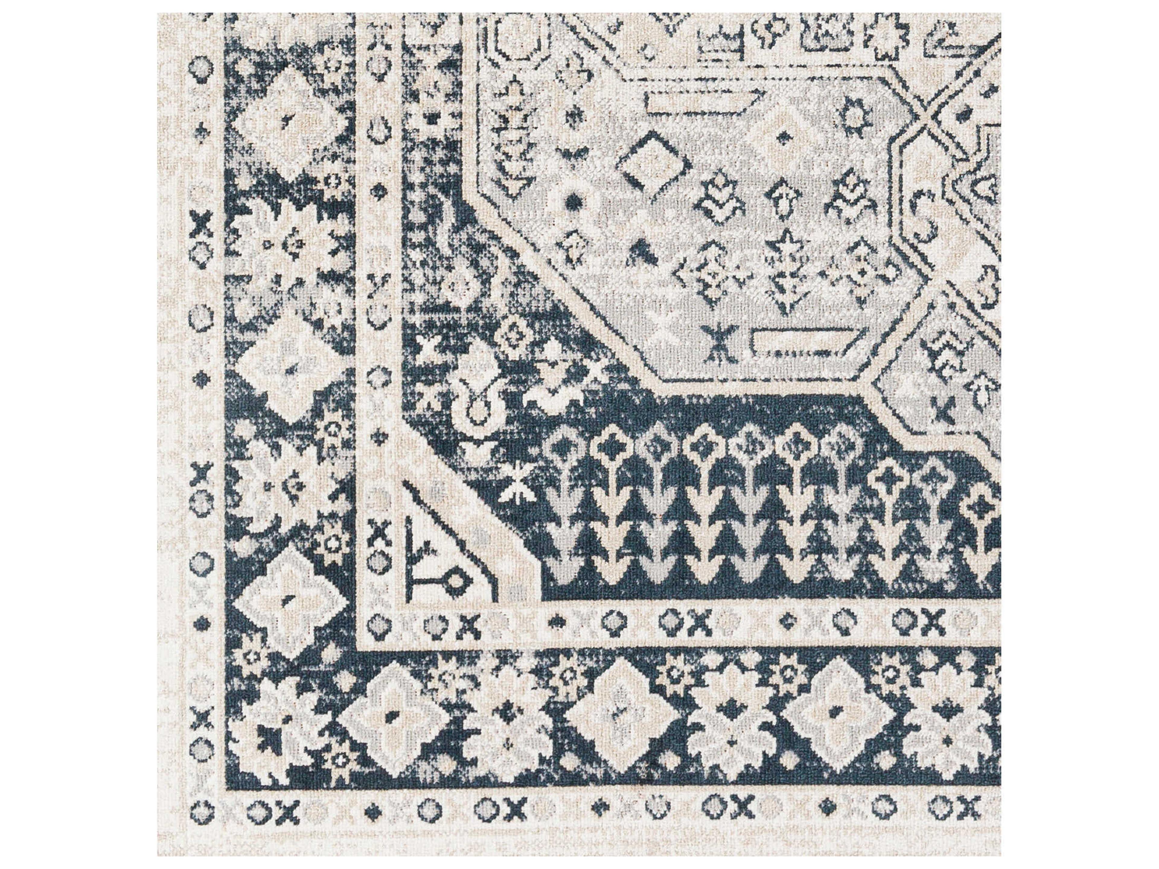 Livabliss by Surya Lavadora Bordered Runner Area Rug
