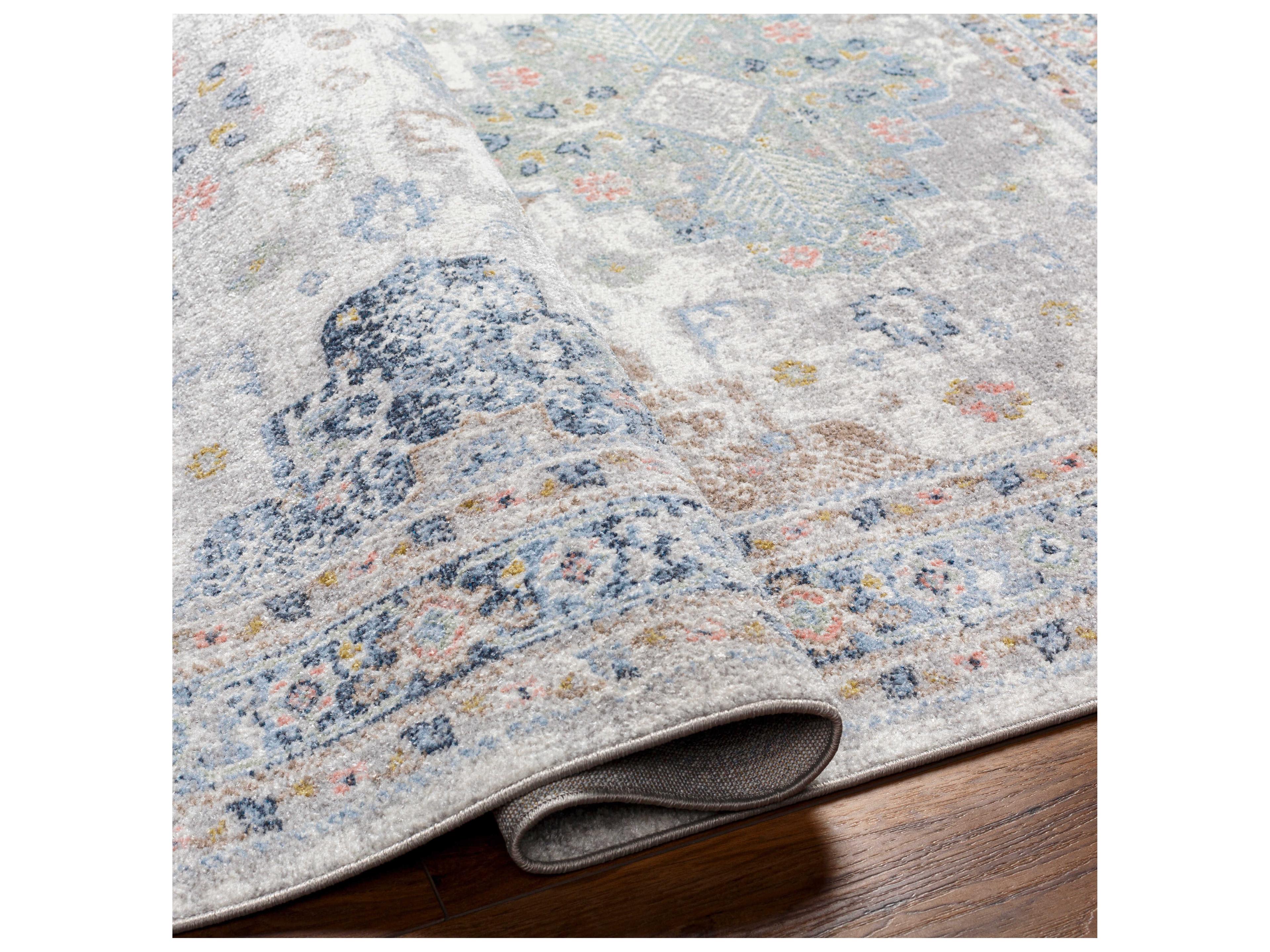 Livabliss by Surya Lavadora Bordered Runner Area Rug