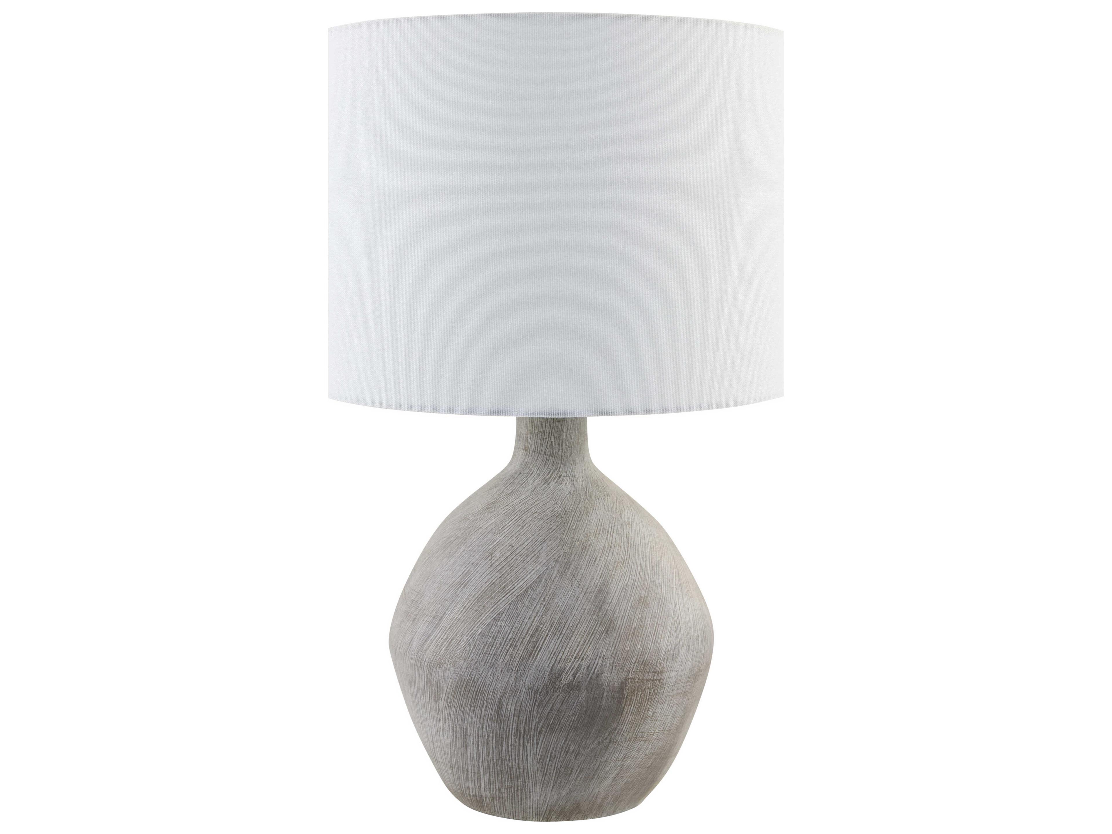 Livabliss by Surya Mably Charcoal Steel Table Lamp