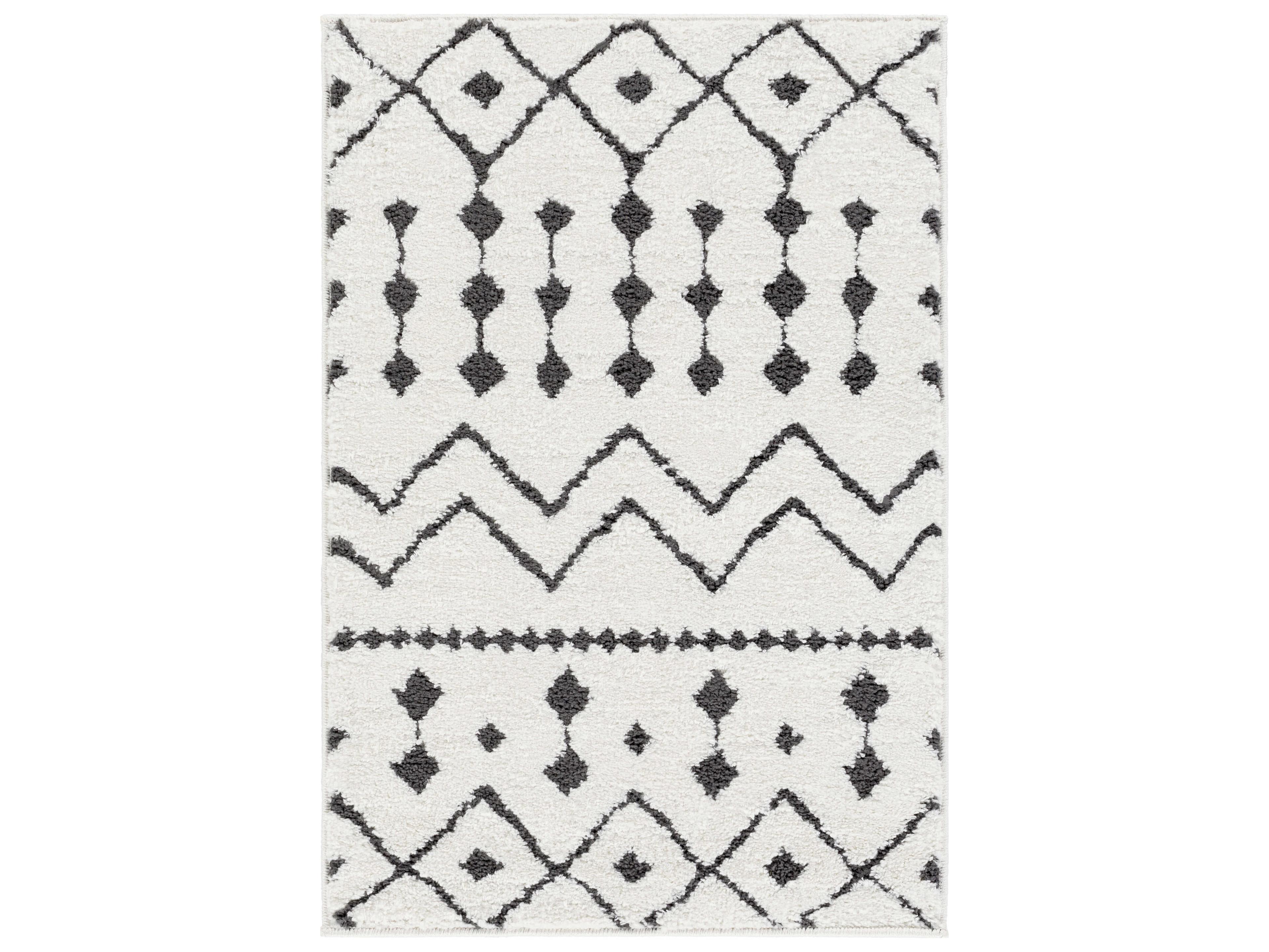 Moroccan Shag Geometric Area Rug