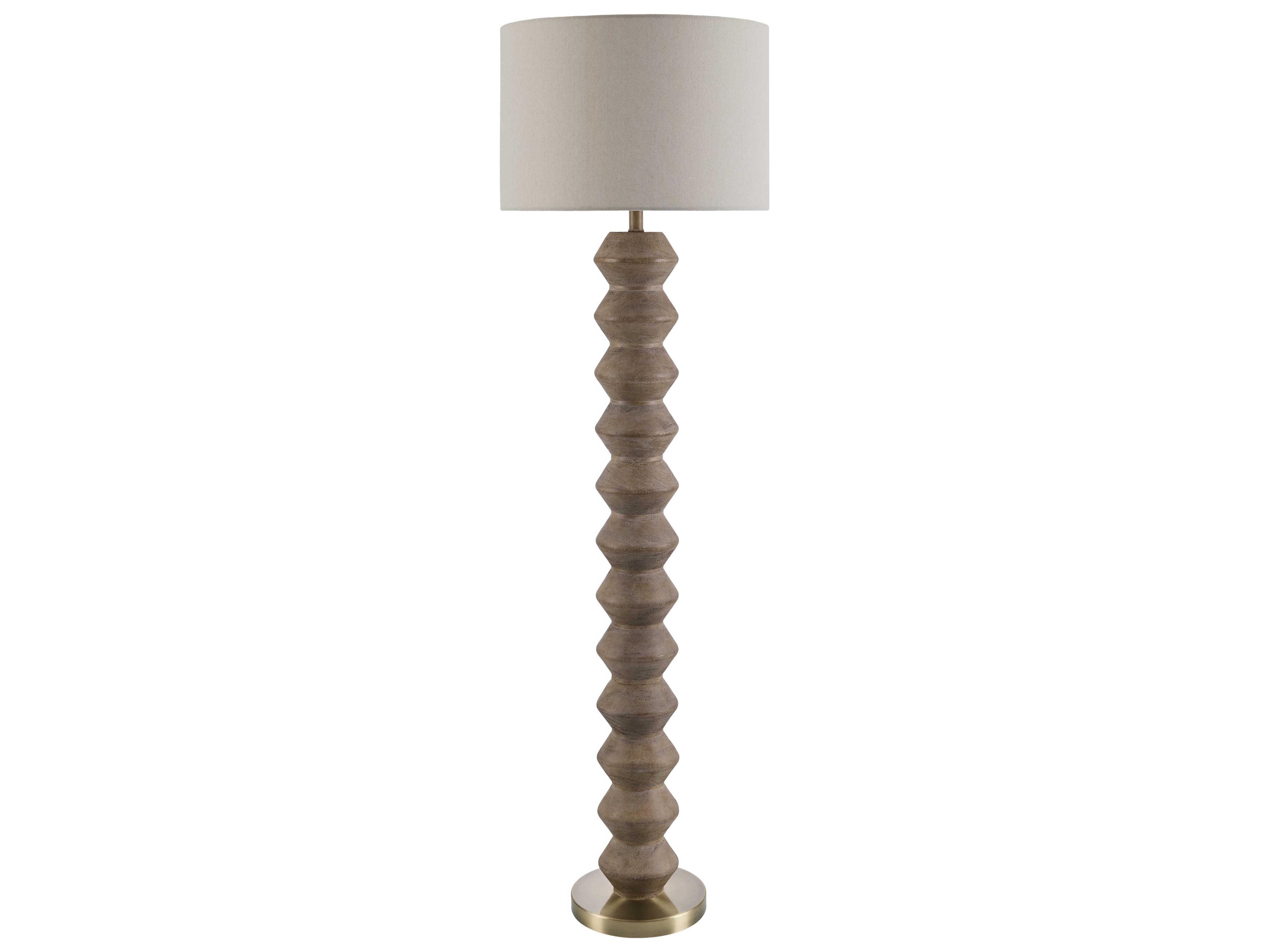 Mungo Dark Brown Floor Lamp