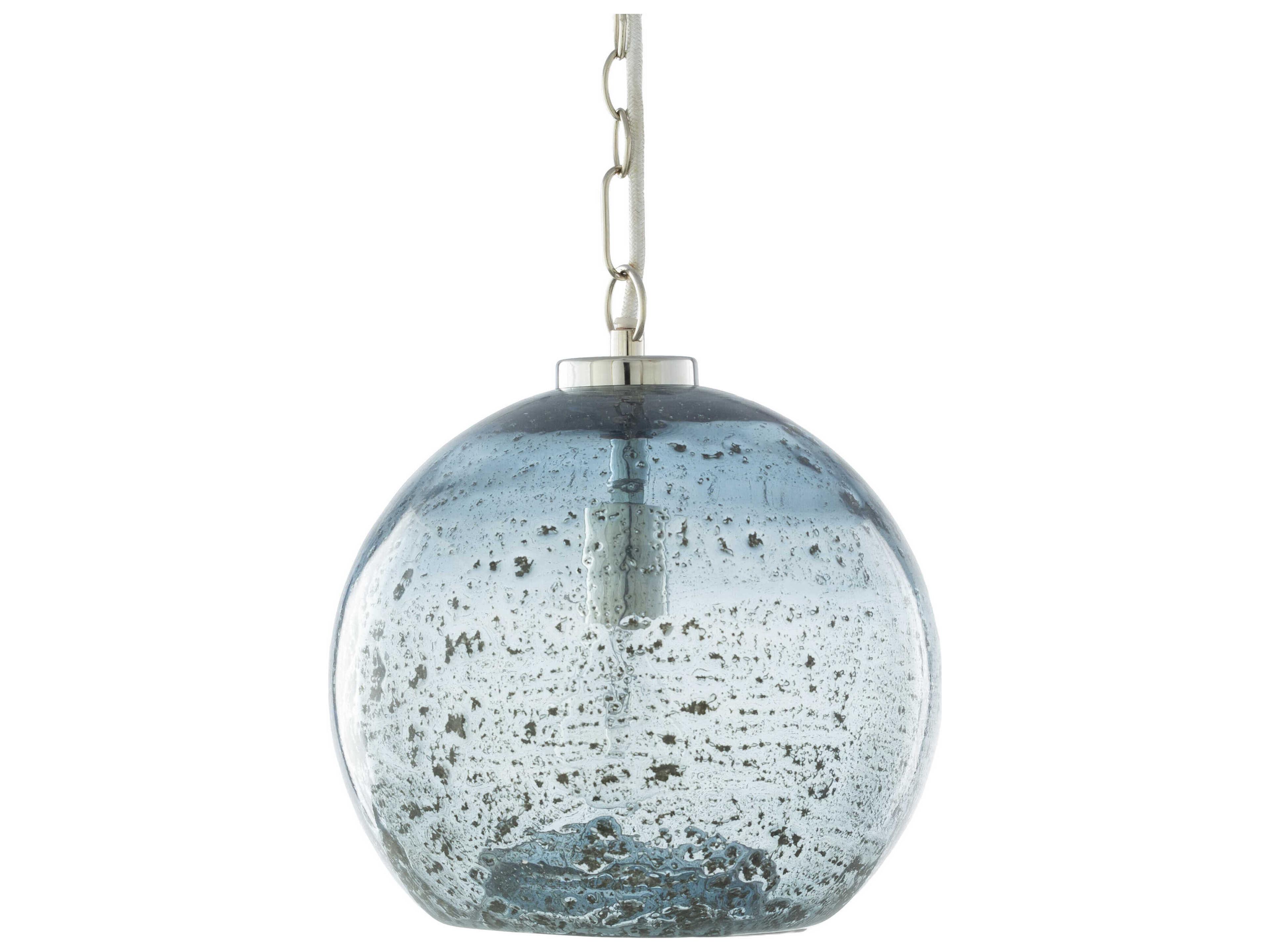 Mist 1-Light Blue Globe Mini Pendant