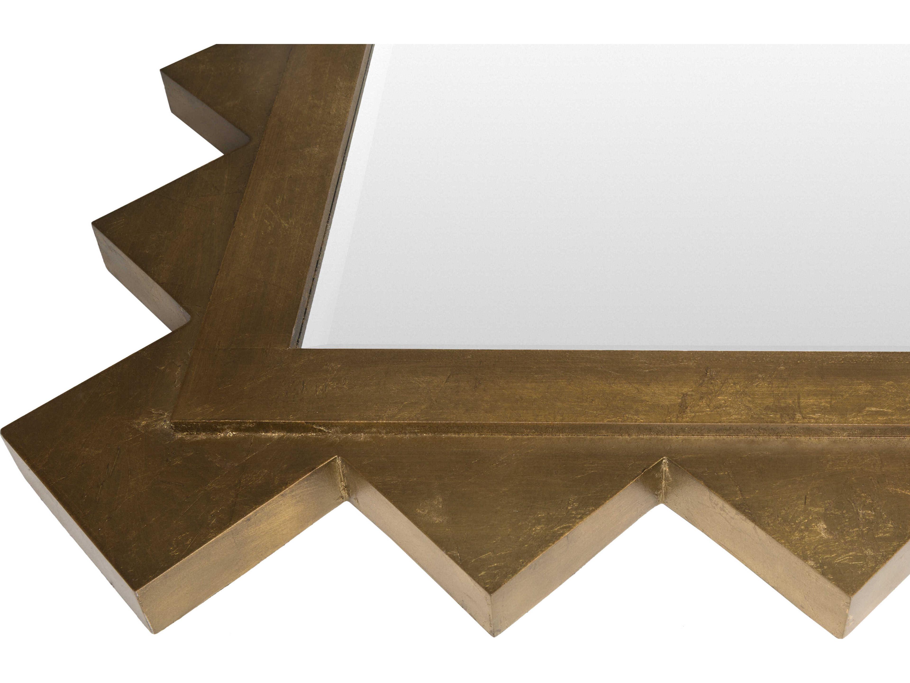 Livabliss by Surya Harrison Gilded Gold Rectangular Wall Mirror