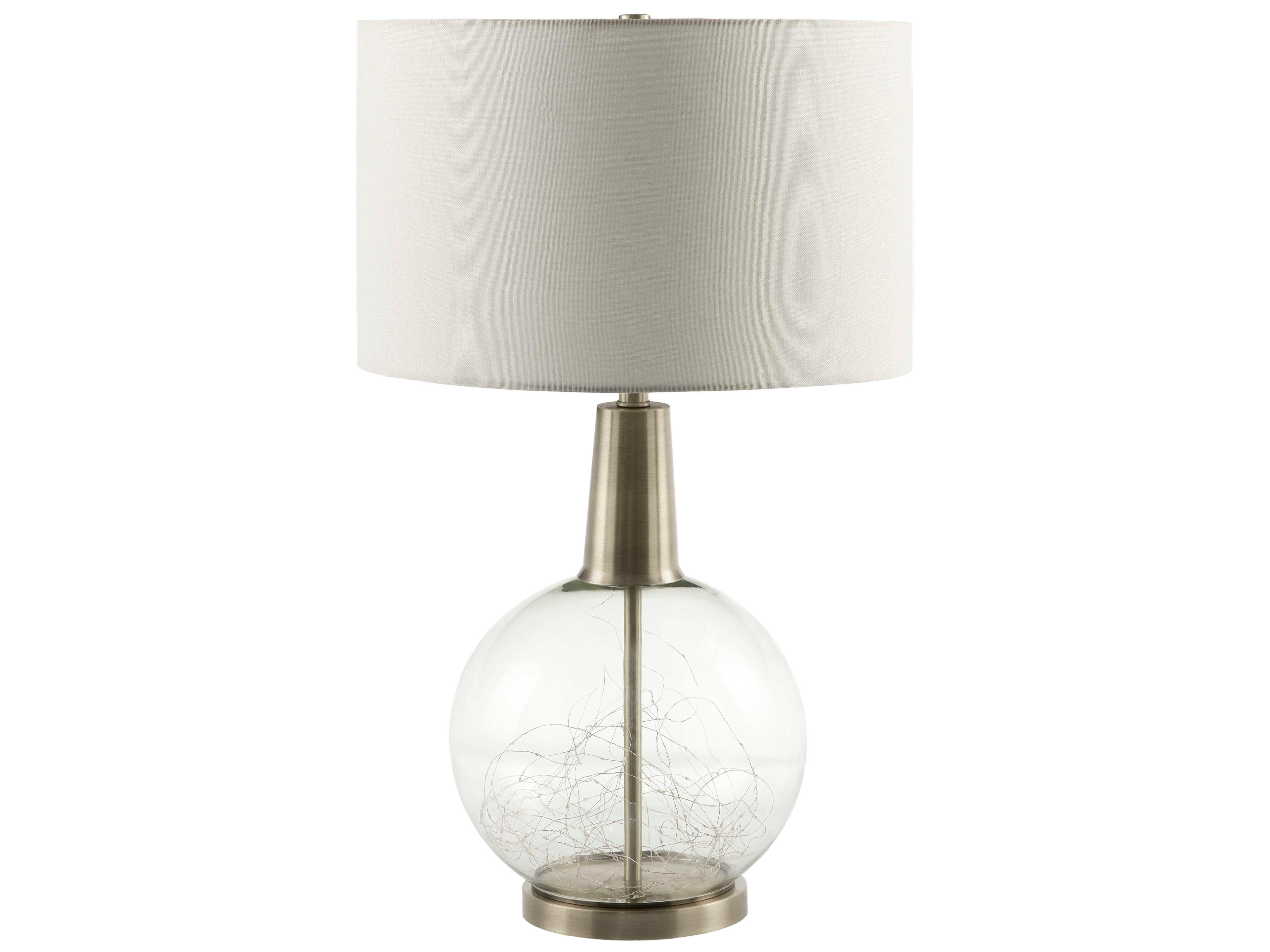 Livabliss by Surya Mittag Clear Nickel Buffet Lamp