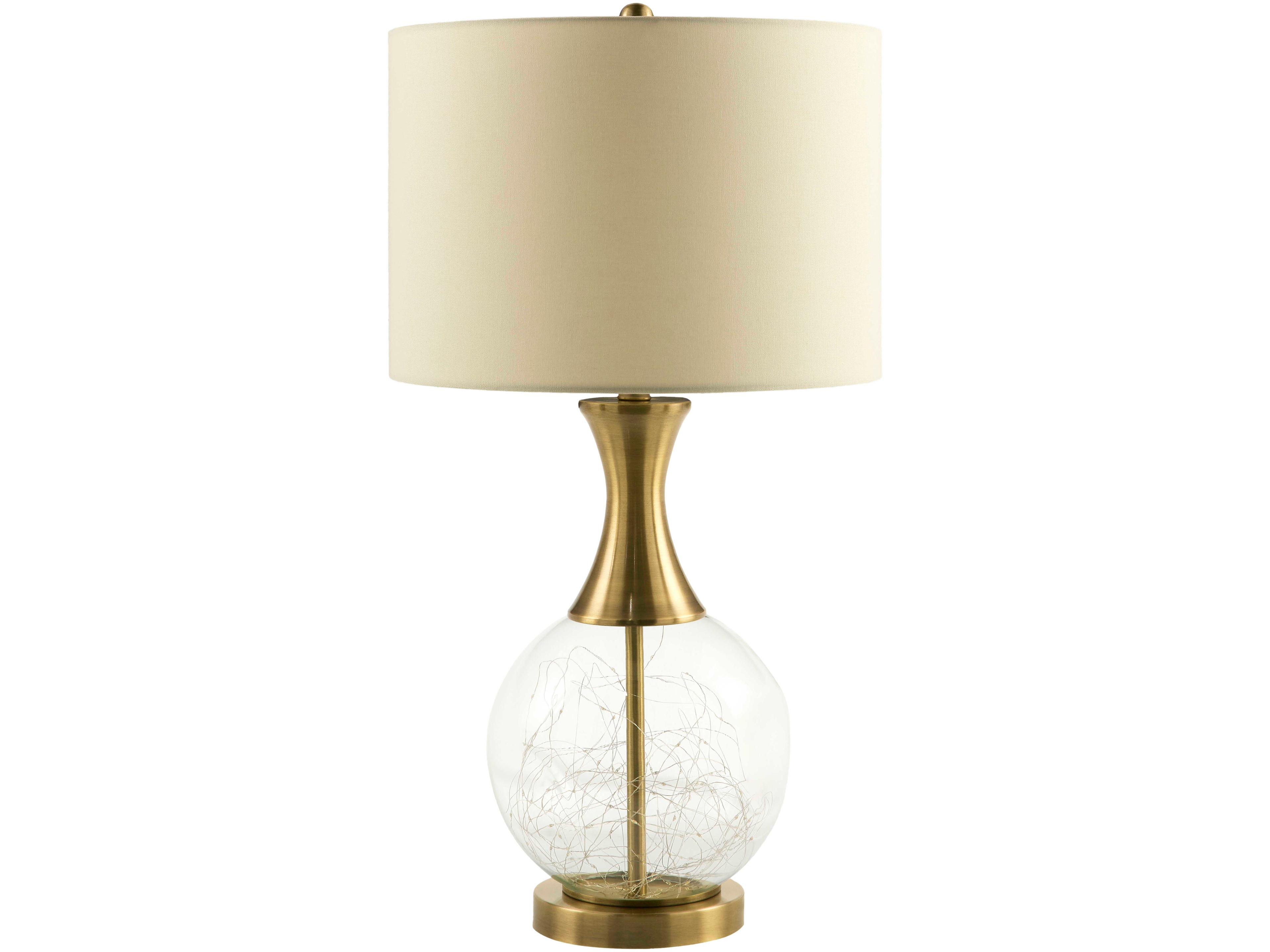 Mittag Clear Brass Buffet Lamp