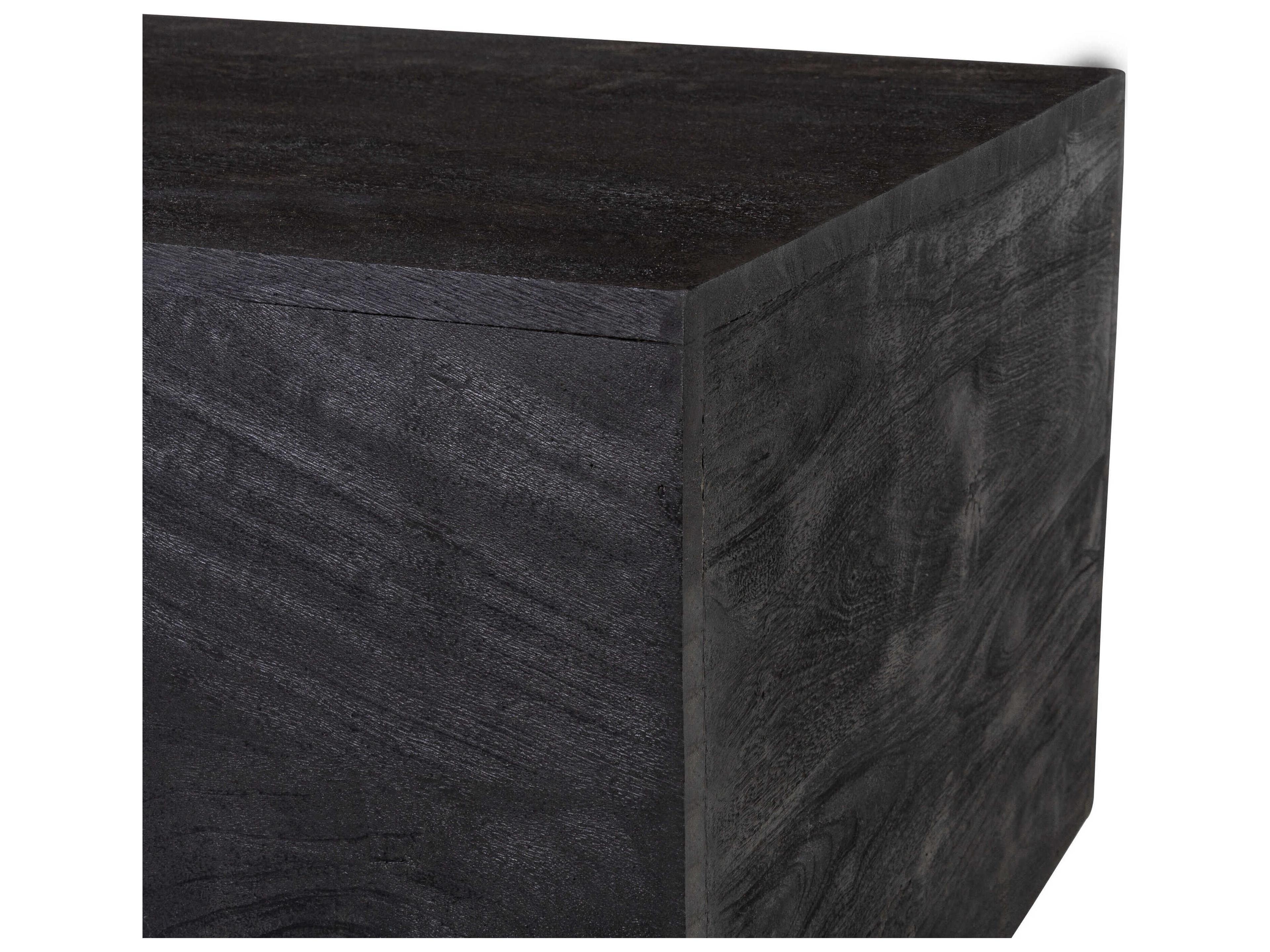 Livabliss by Surya Neemrana Rectangular Wood Black Coffee Table