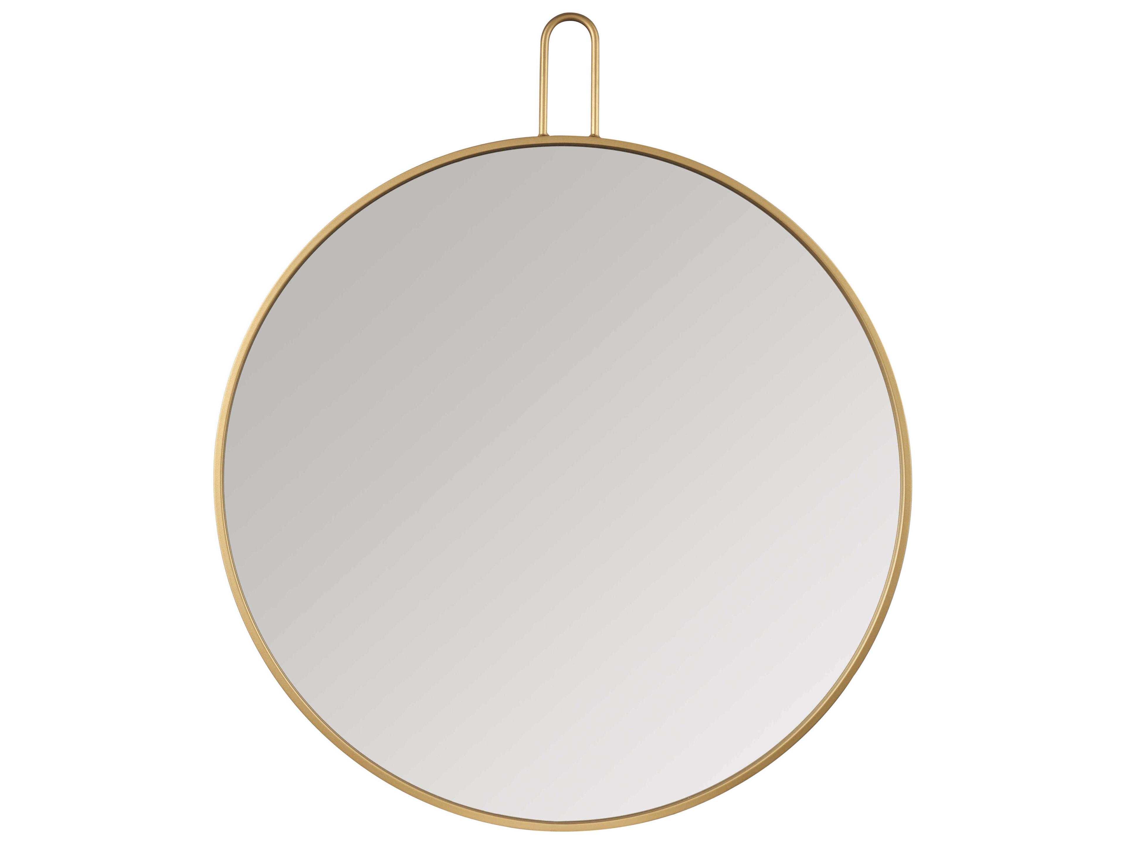 Athanasia Gold Wall Mirror Round