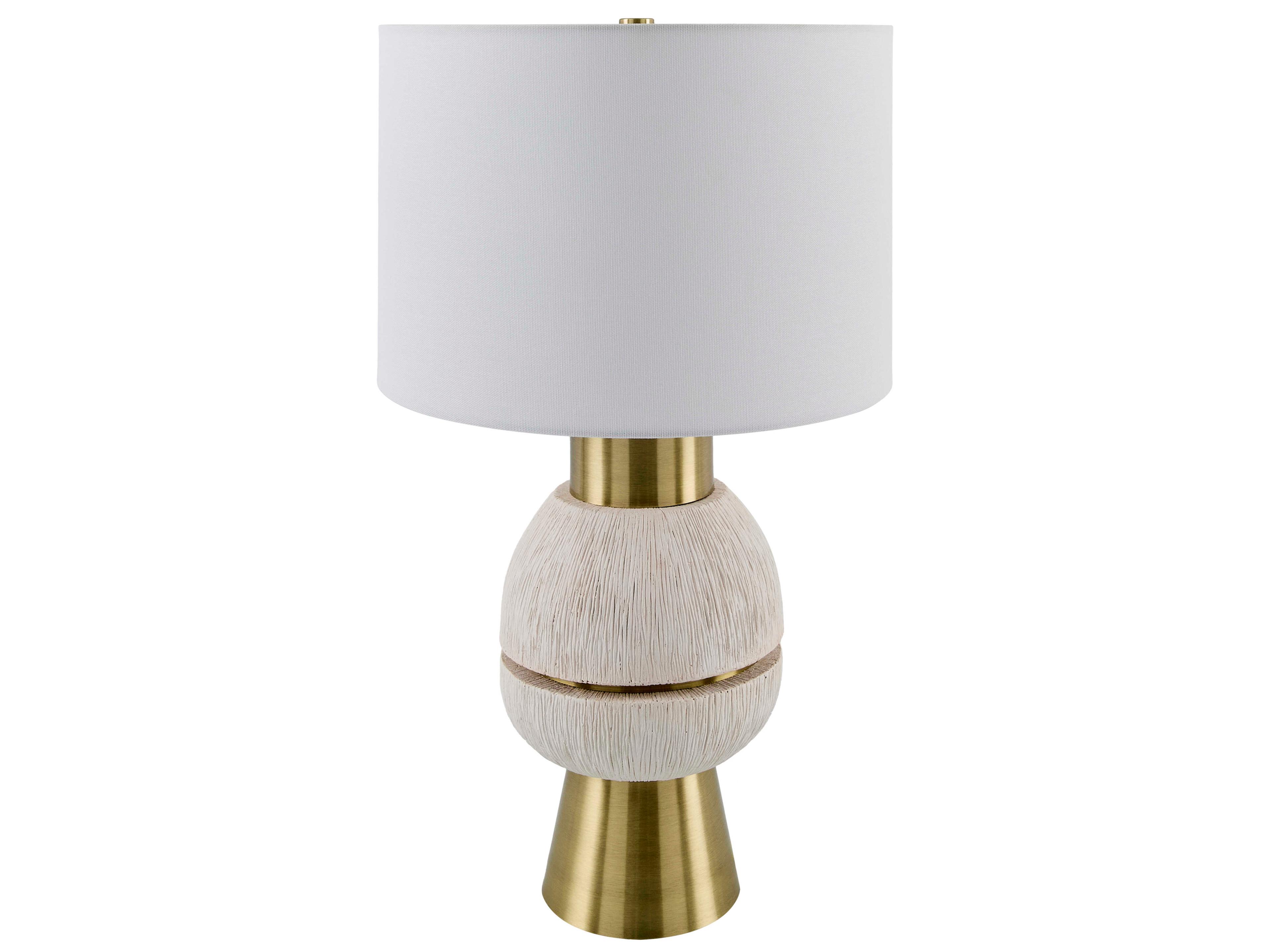 Niobe White Buffet Lamp