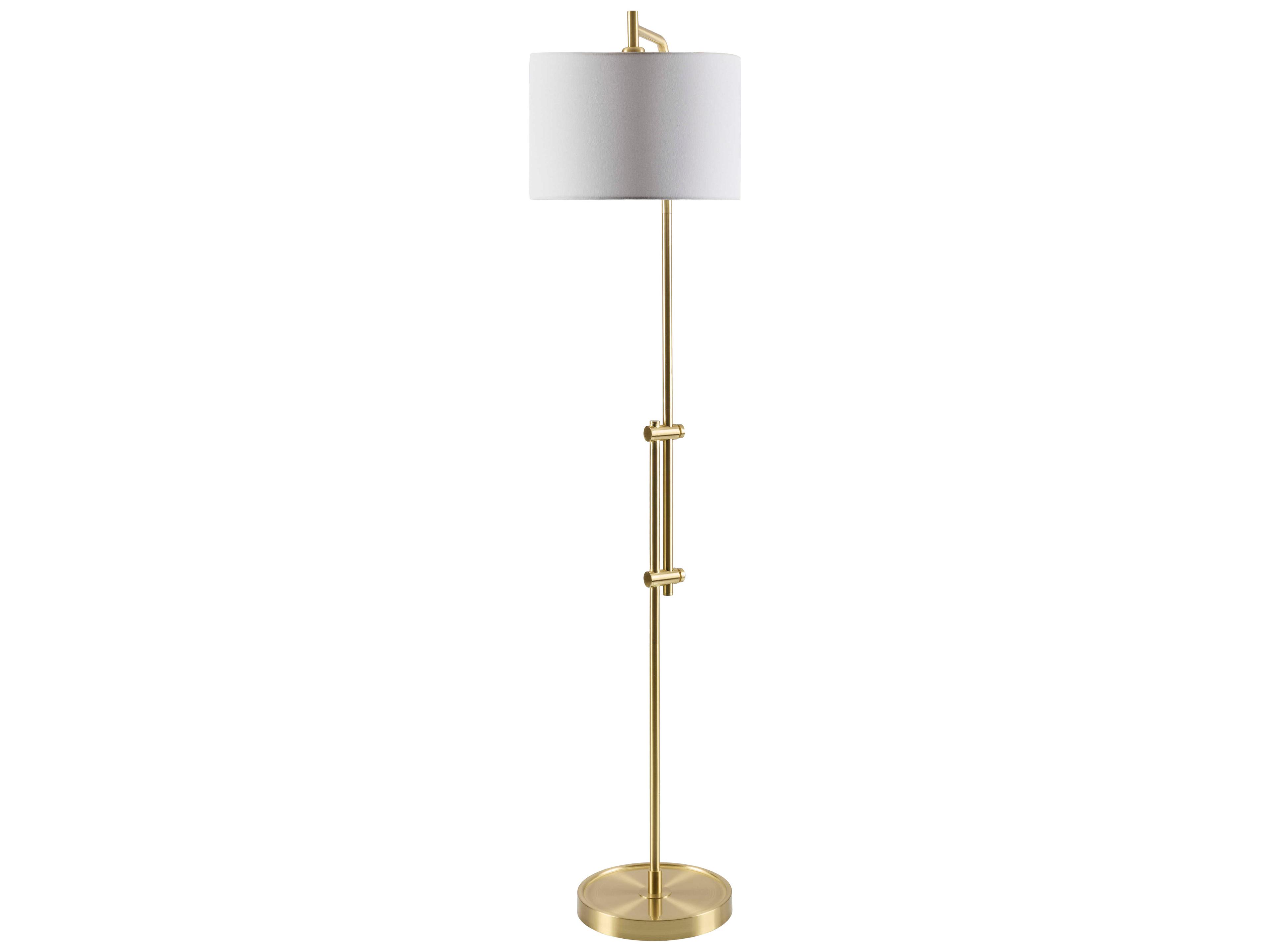 Livabliss by Surya Naiper Gold Floor Lamp