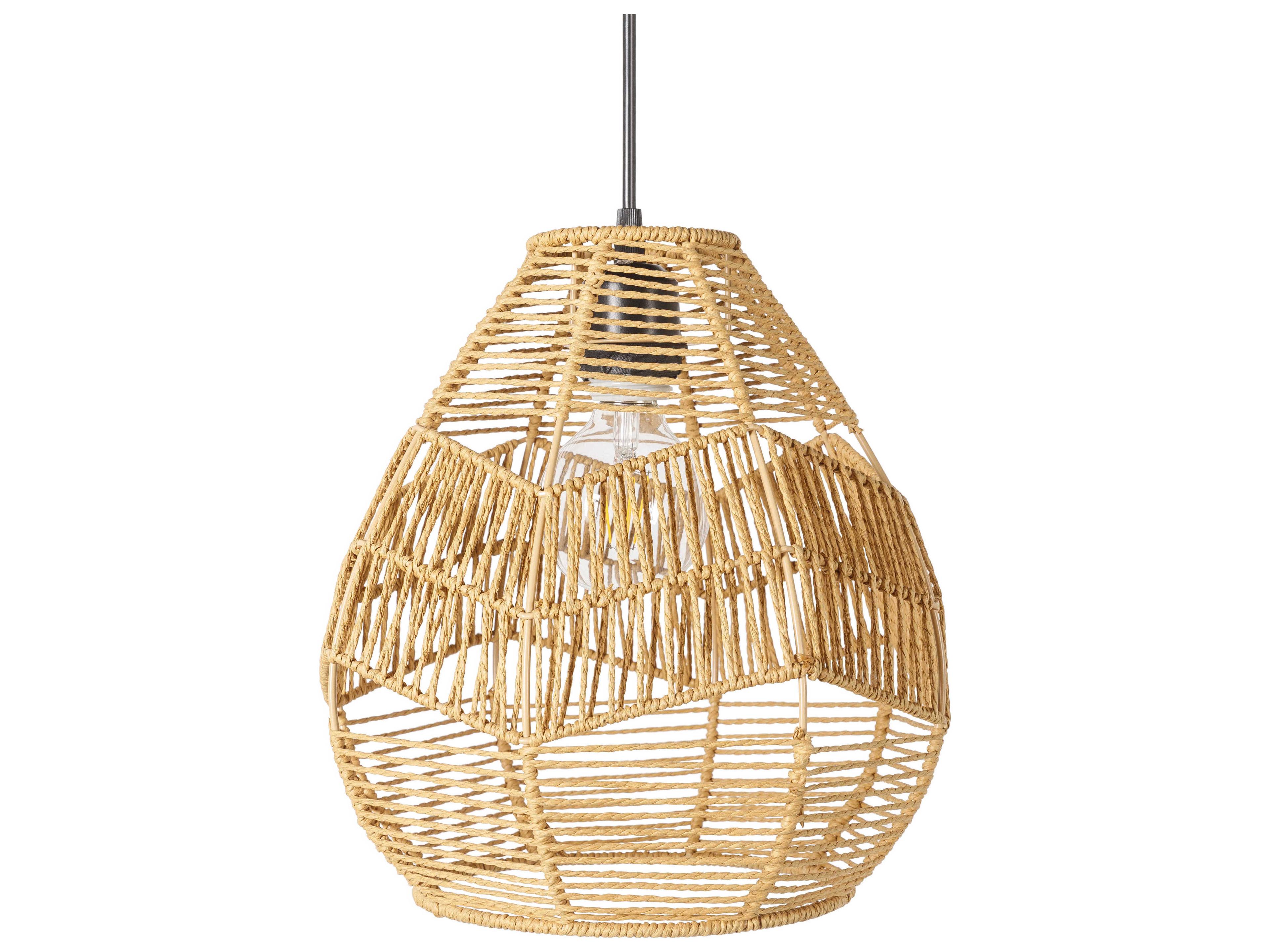 Nosse 1-Light Beige Brown Mini Pendant
