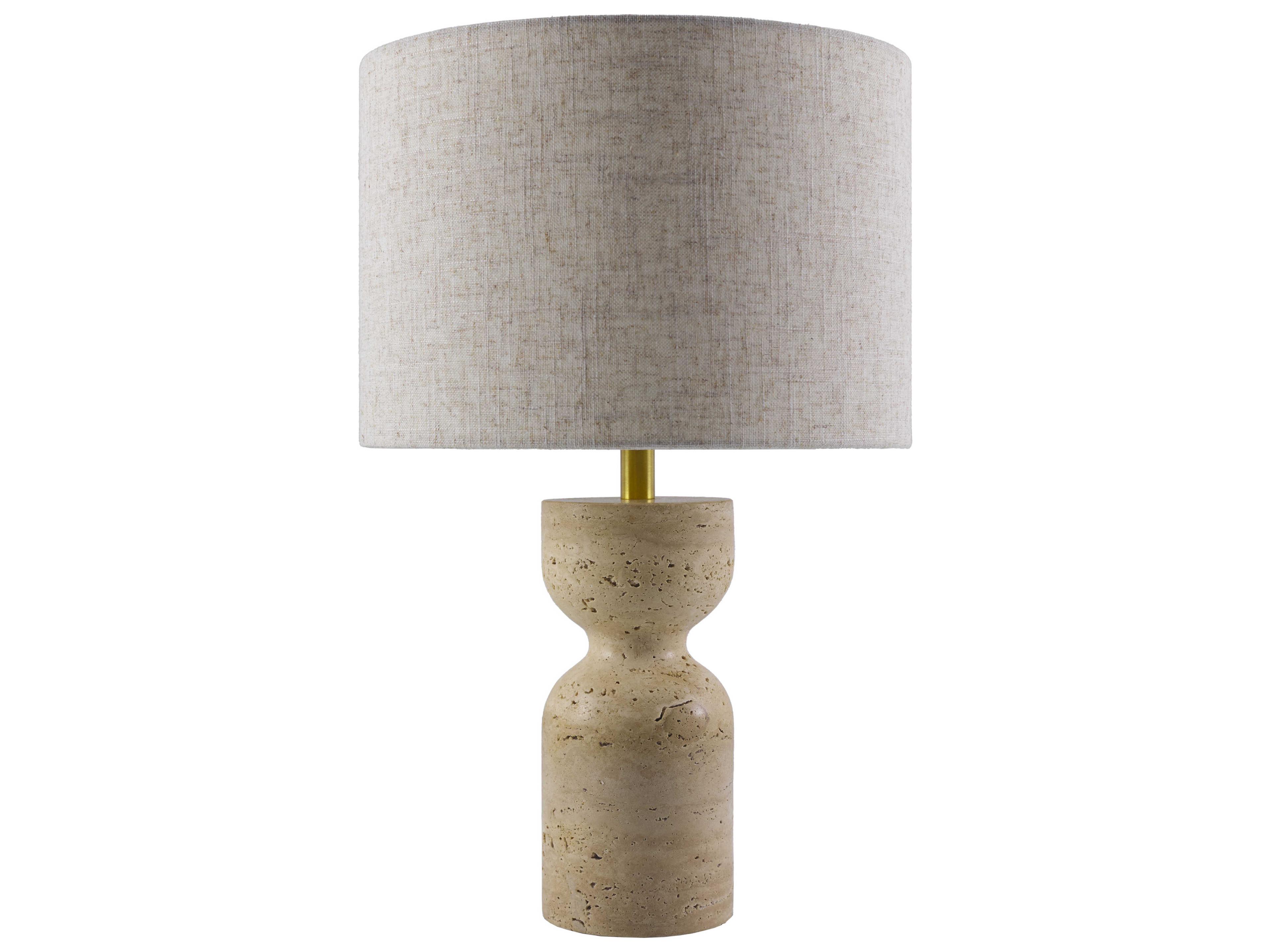 Pediba Beige Off White Table Lamp