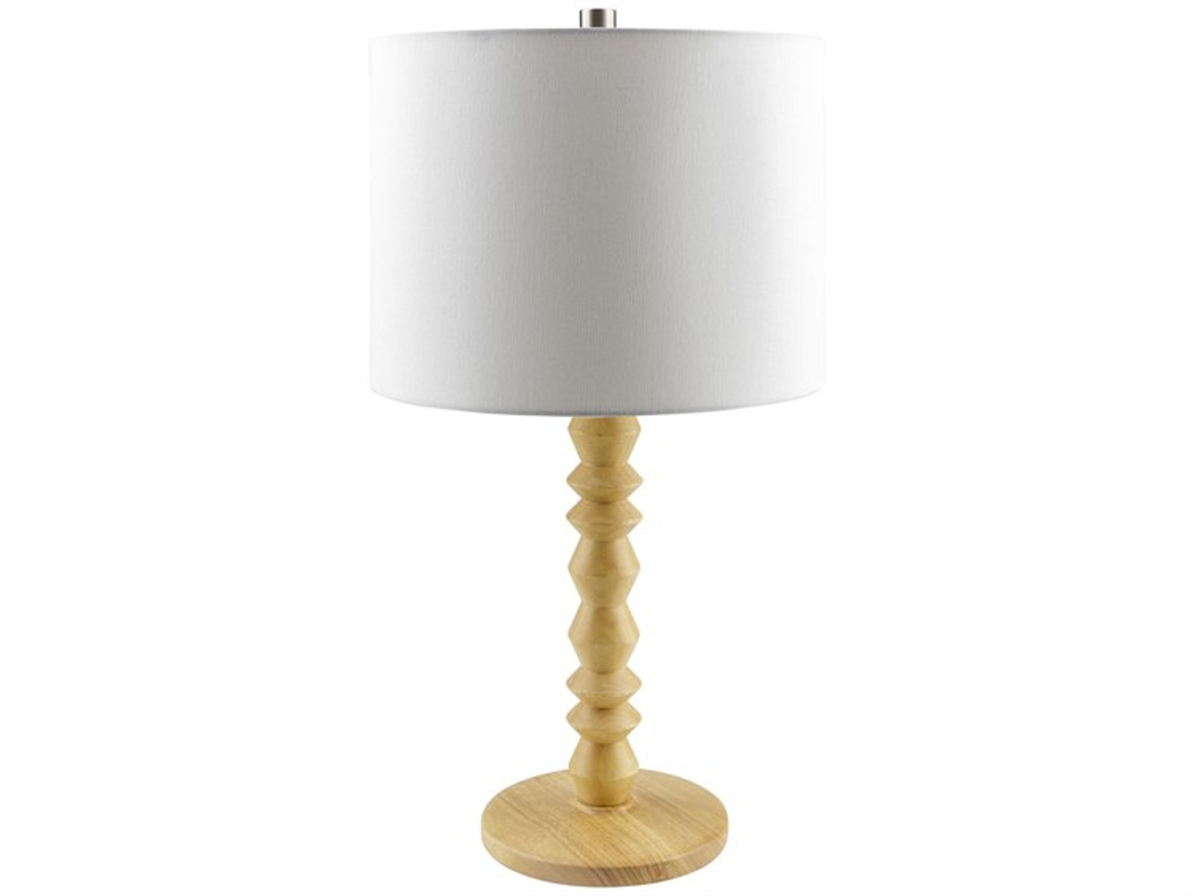 Padauk Beige Brown Table Lamp