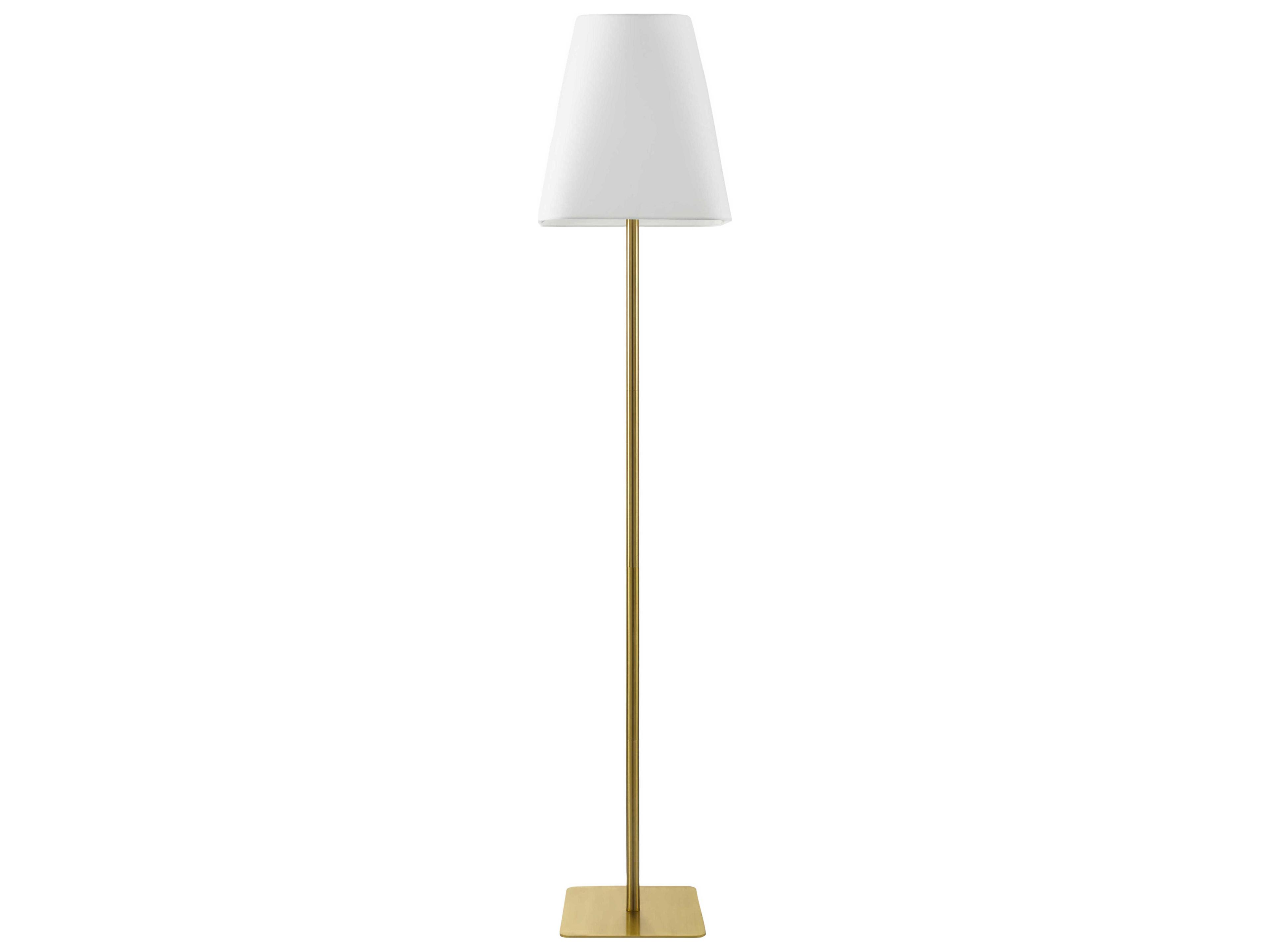 Blissful Metallic Brass Floor Lamp