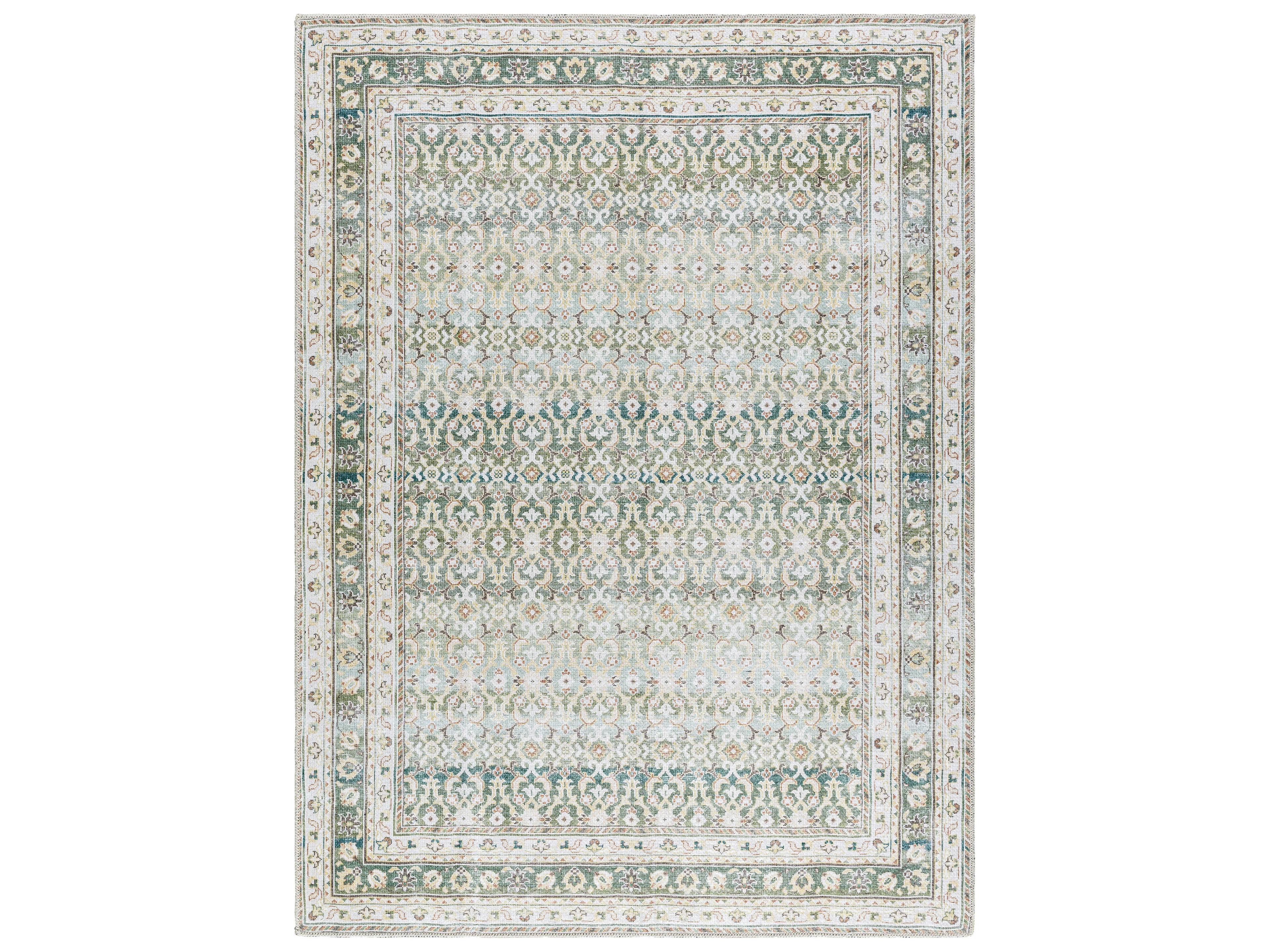 Our Pnw Home Bordered Area Rug