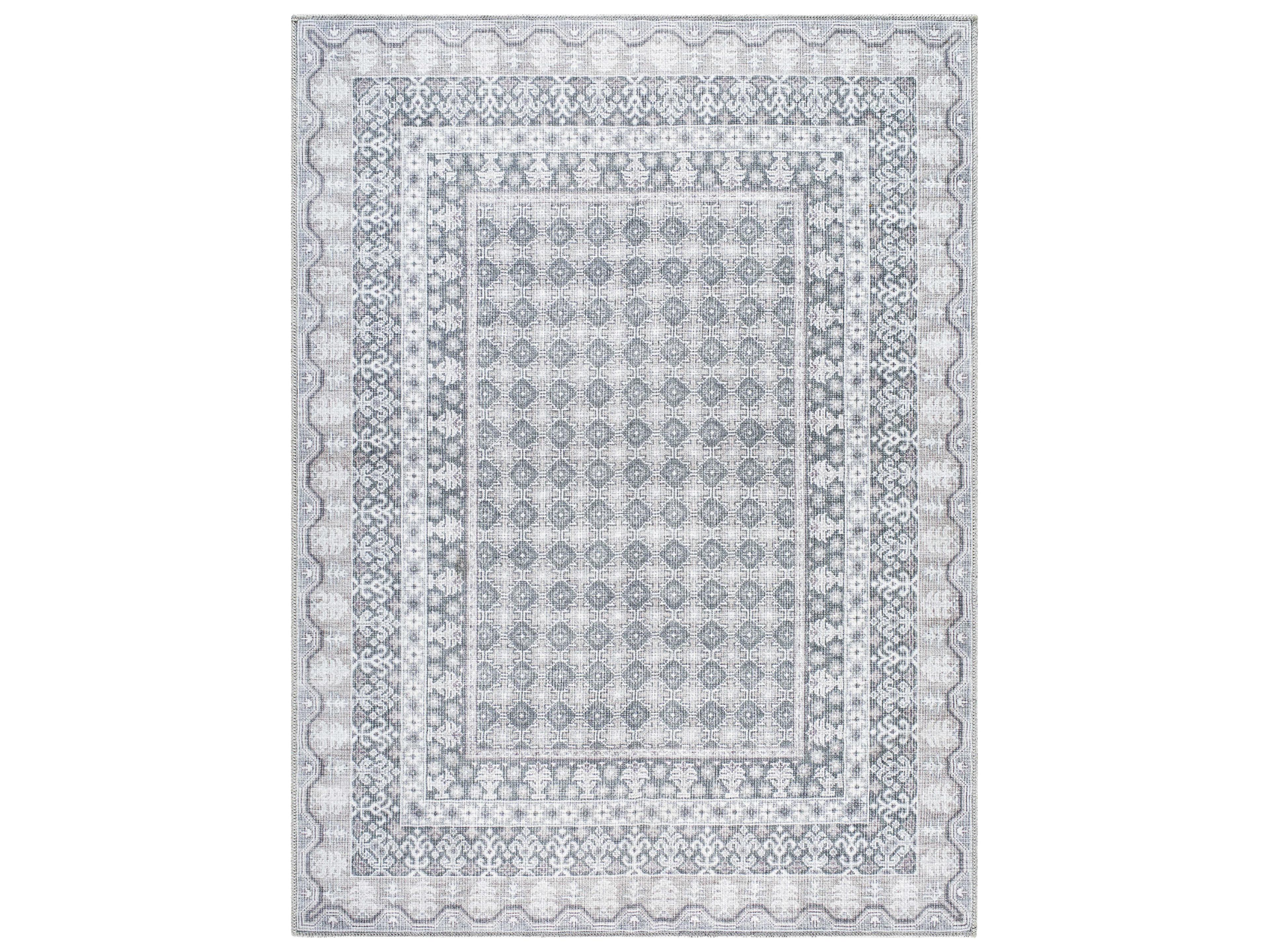 Our Pnw Home Bordered Area Rug