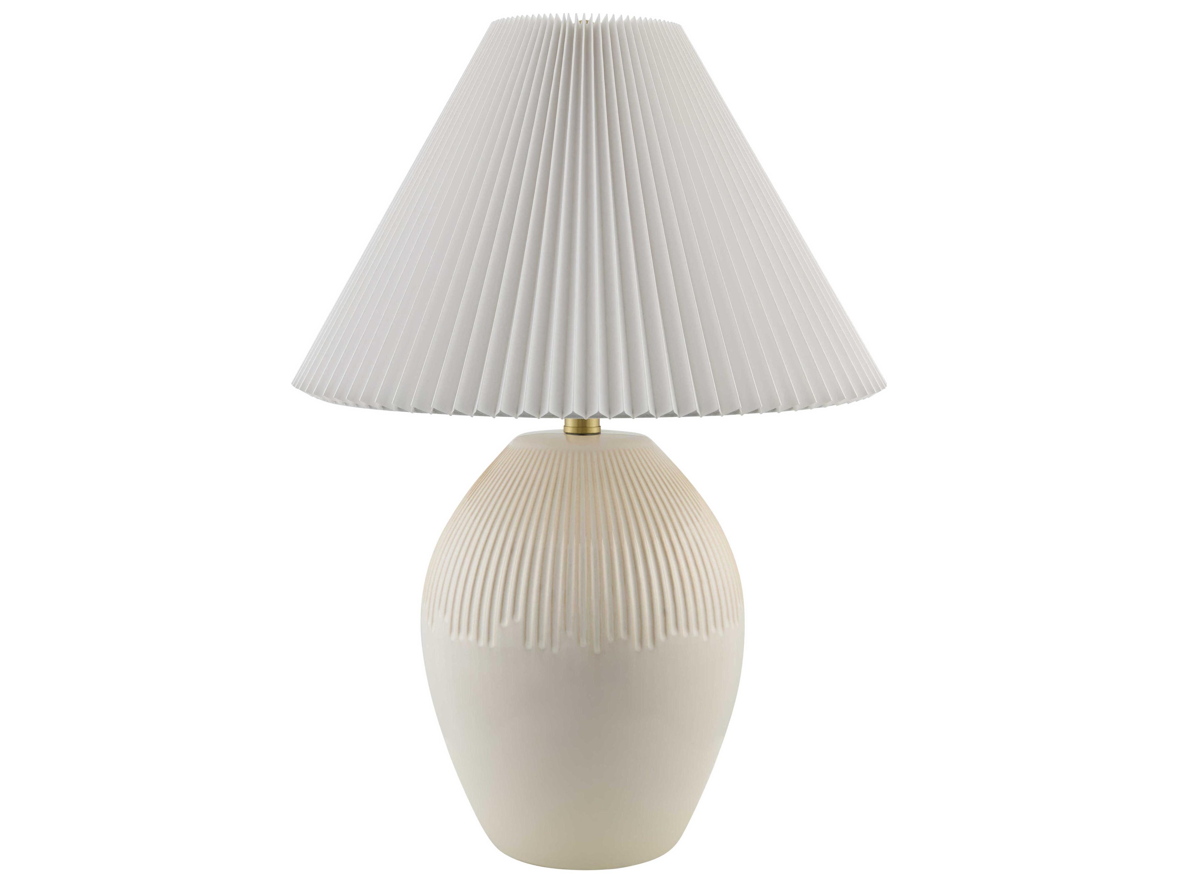 Padstow Cream Off White Table Lamp