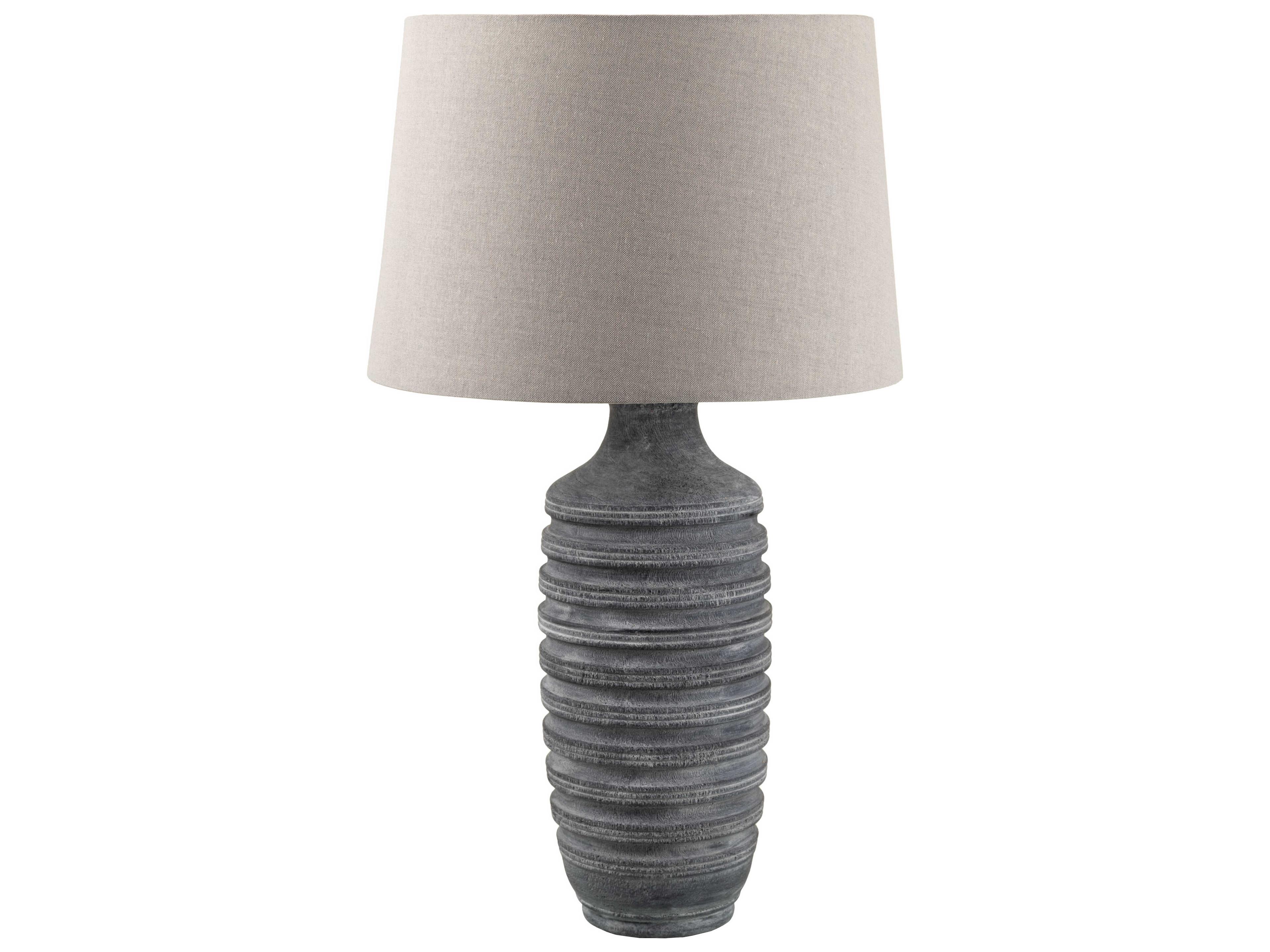Pavia Light Gray Buffet Lamp