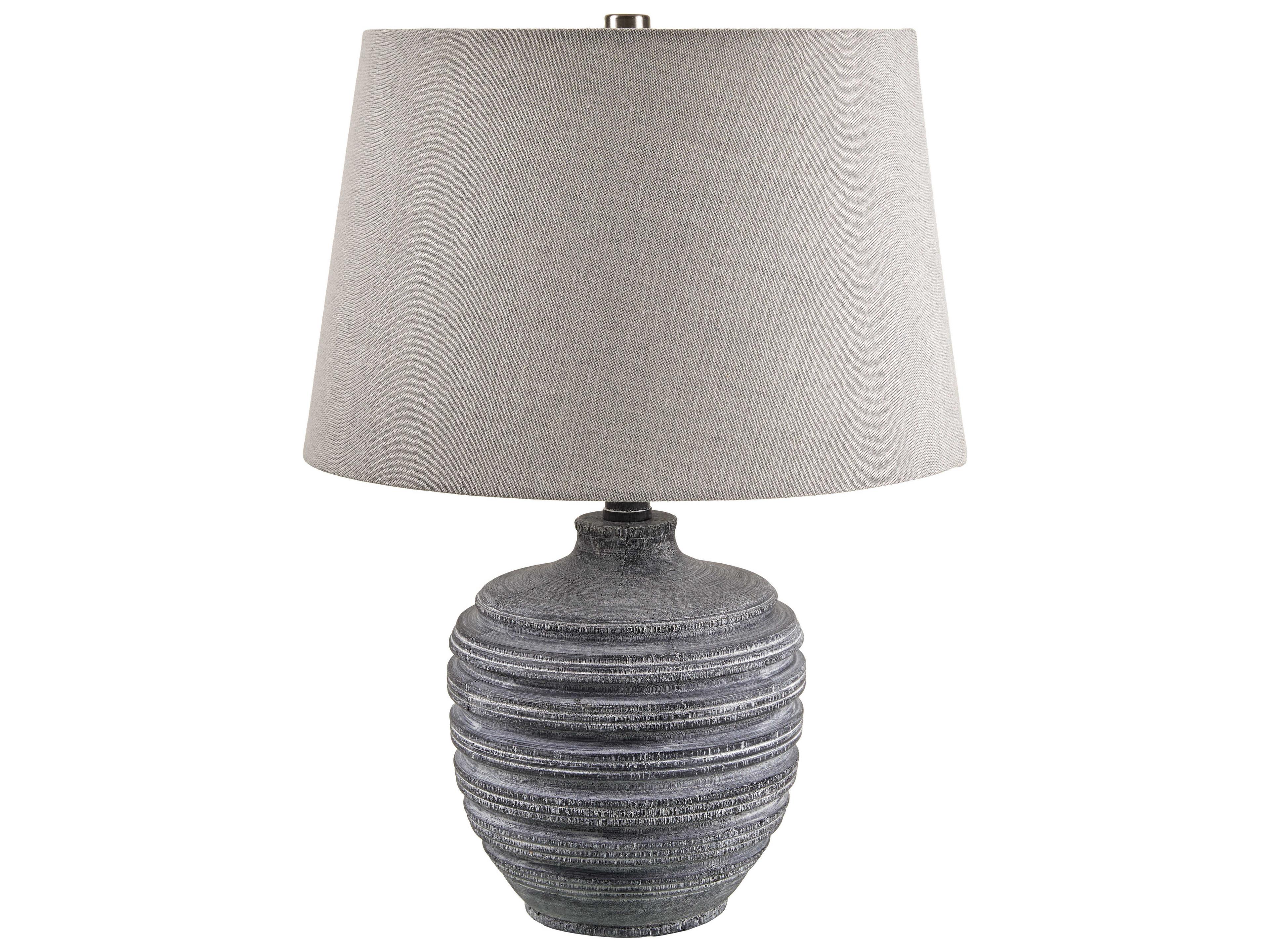 Livabliss by Surya Pavia Light Gray Table Lamp