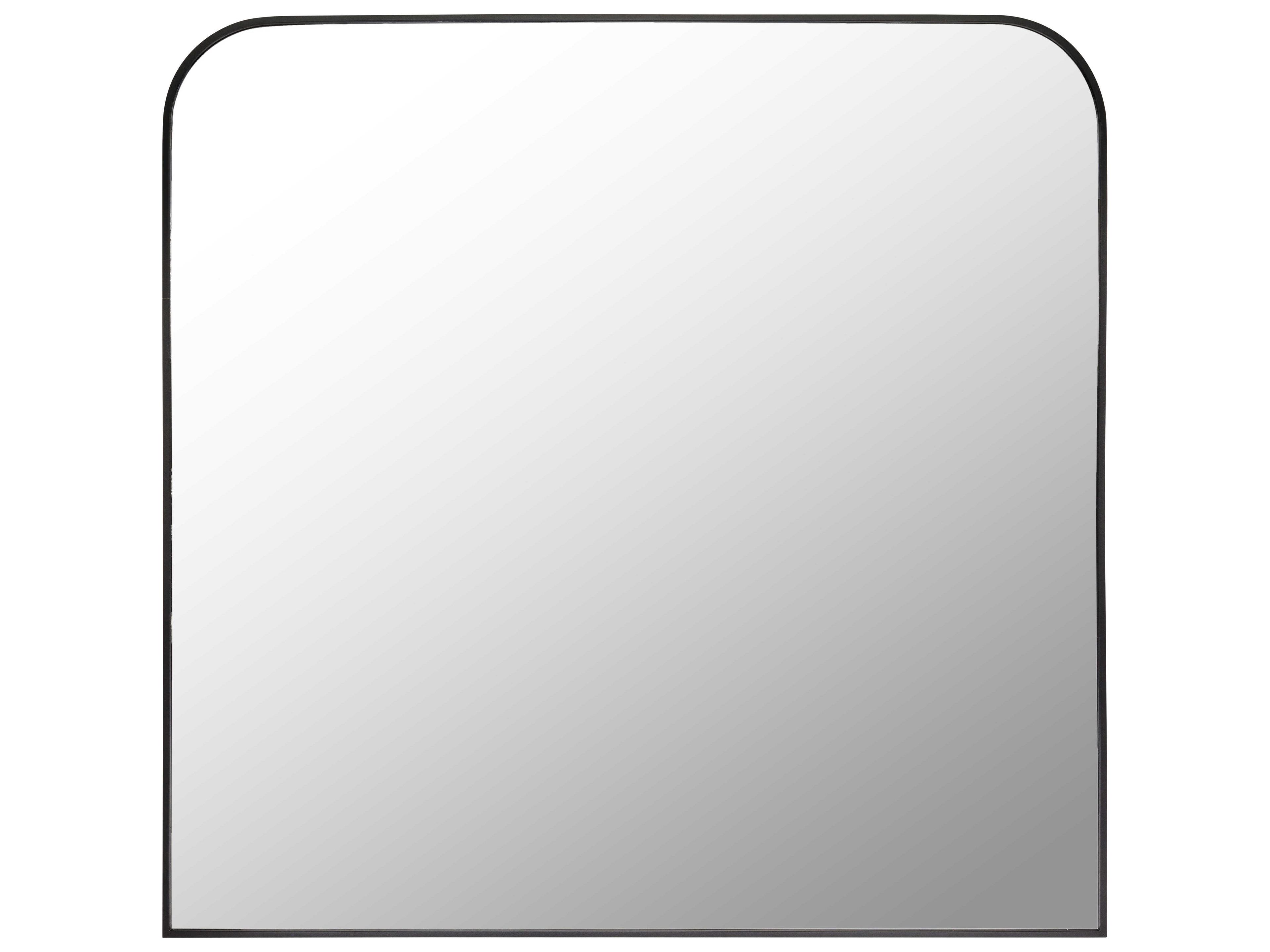 Aranya Black Wall Mirror Vertical