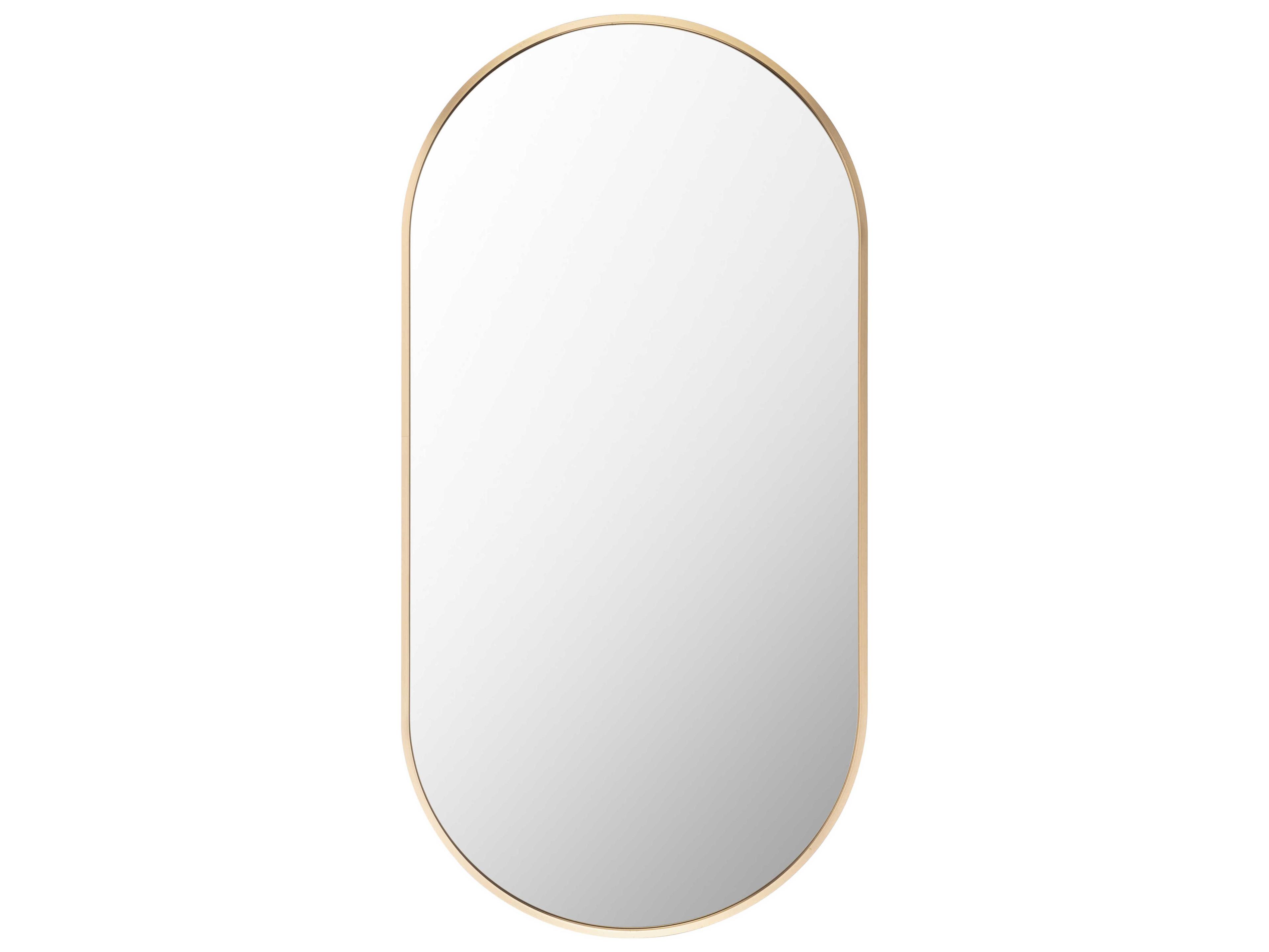 Blissful Gold Wall Mirror Oval
