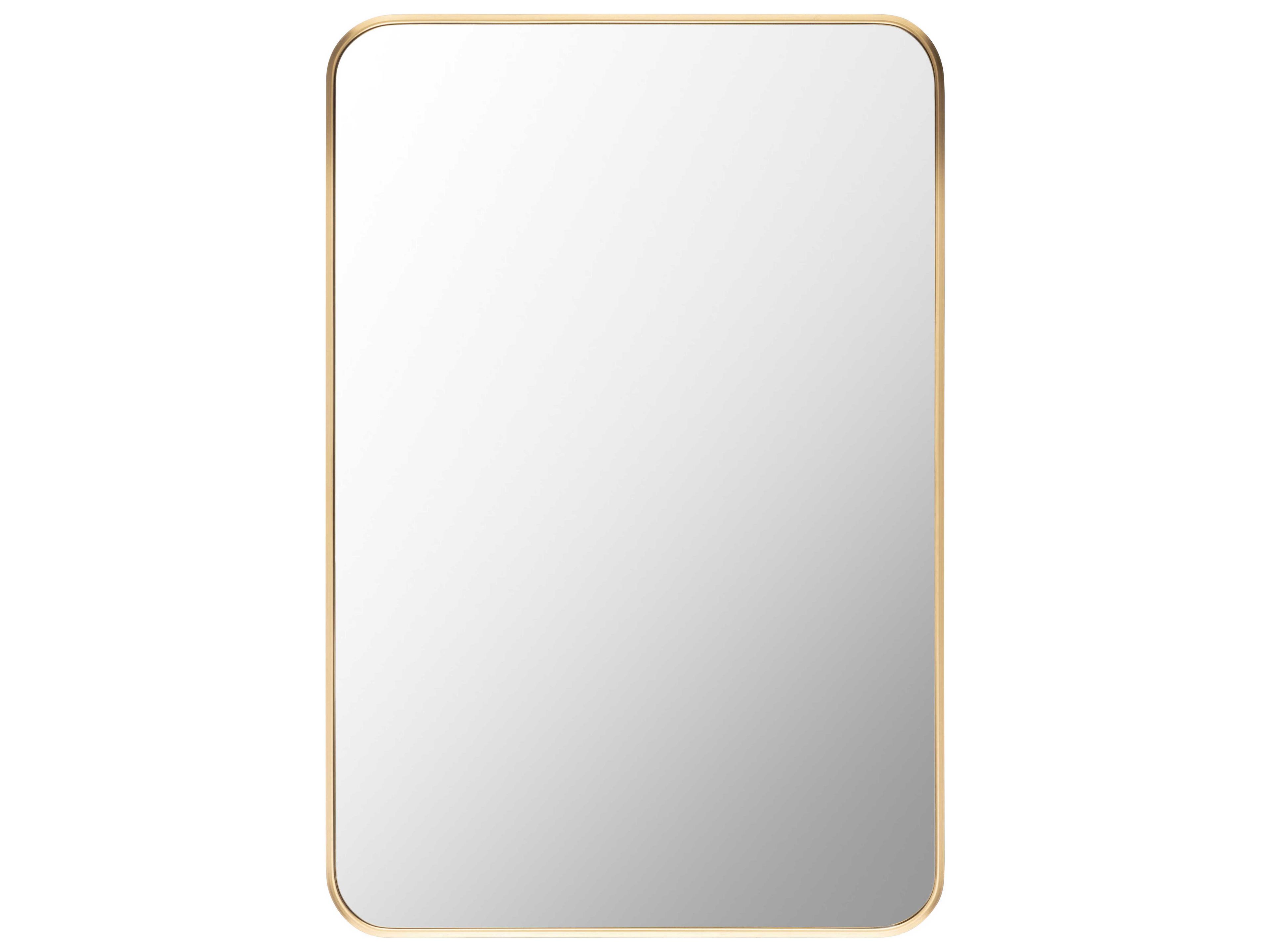 Livabliss by Surya Aranya Gold Wall Mirror Rectangular