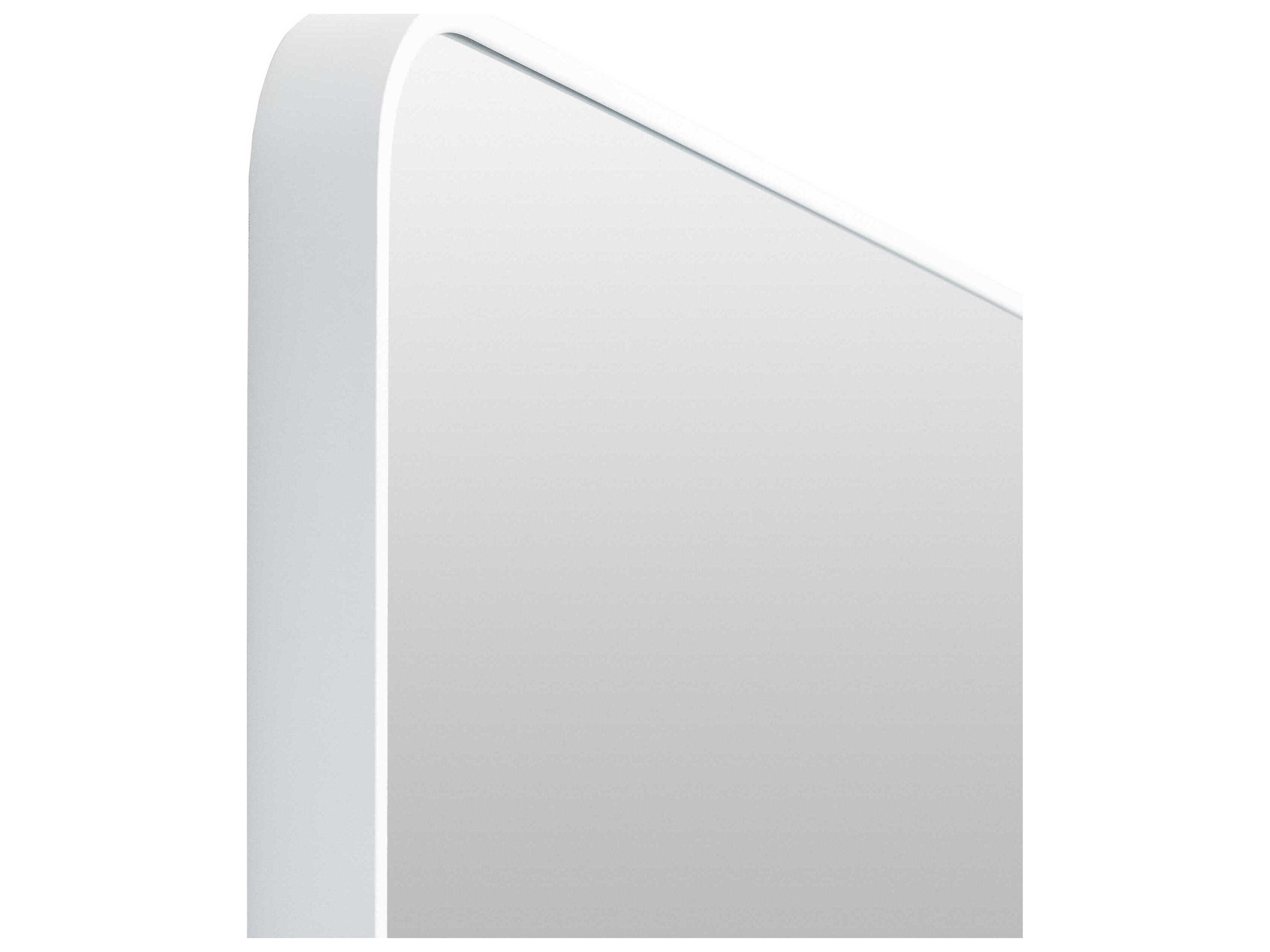 Livabliss by Surya Aranya White Wall Mirror Rectangular