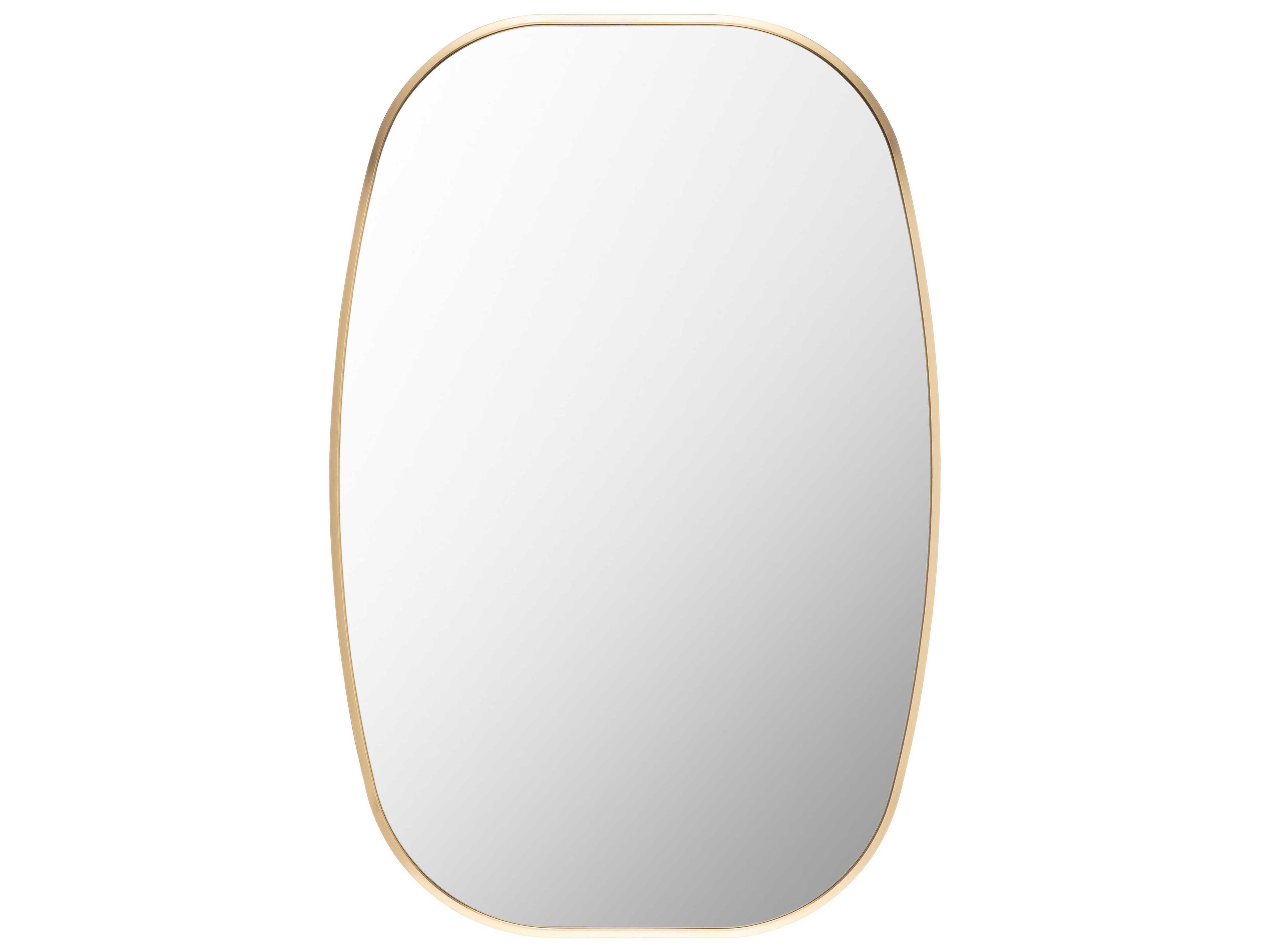 Livabliss by Surya Aranya Gold Wall Mirror Oval