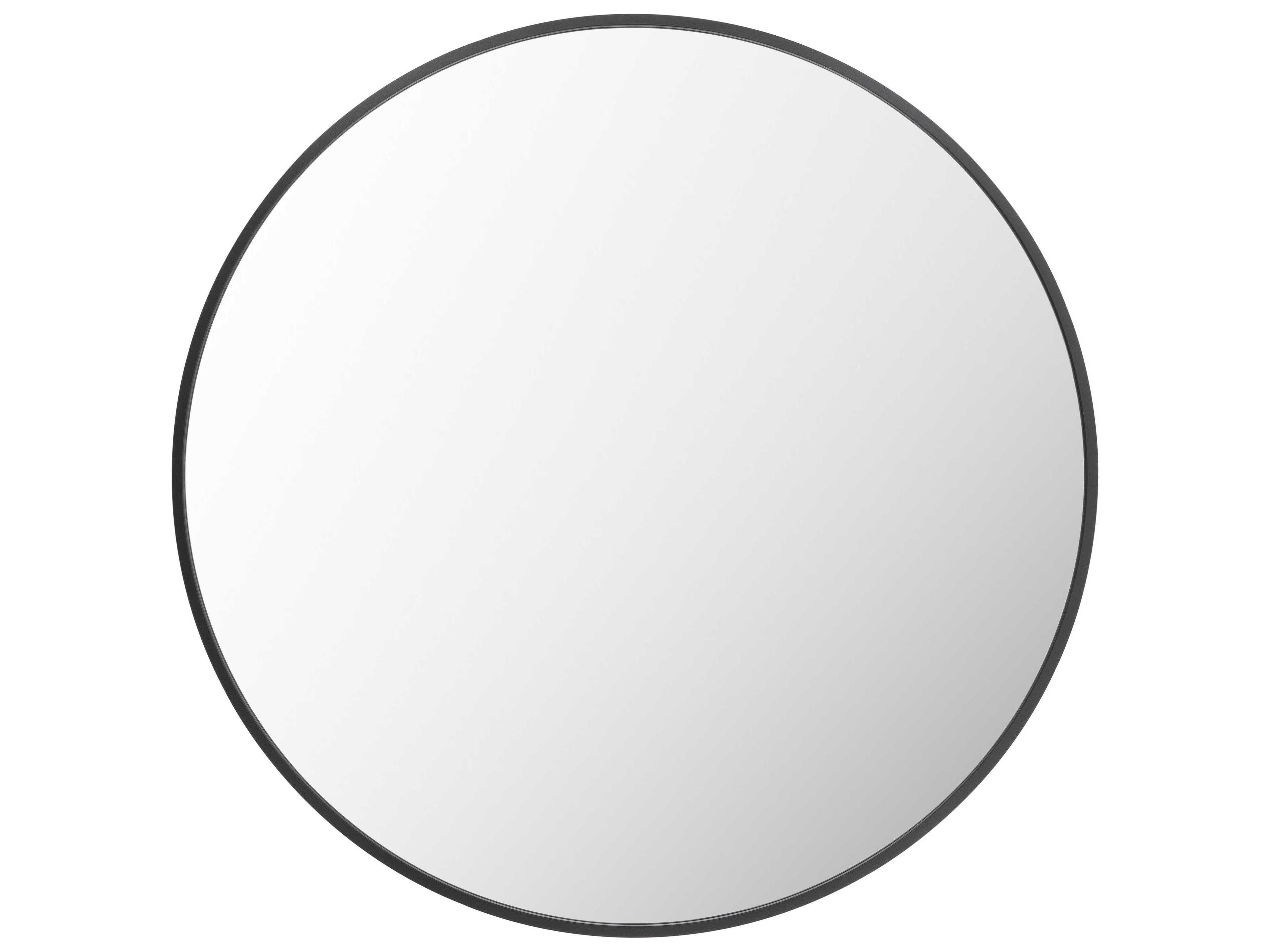 Livabliss by Surya Aranya Black Wall Mirror Round