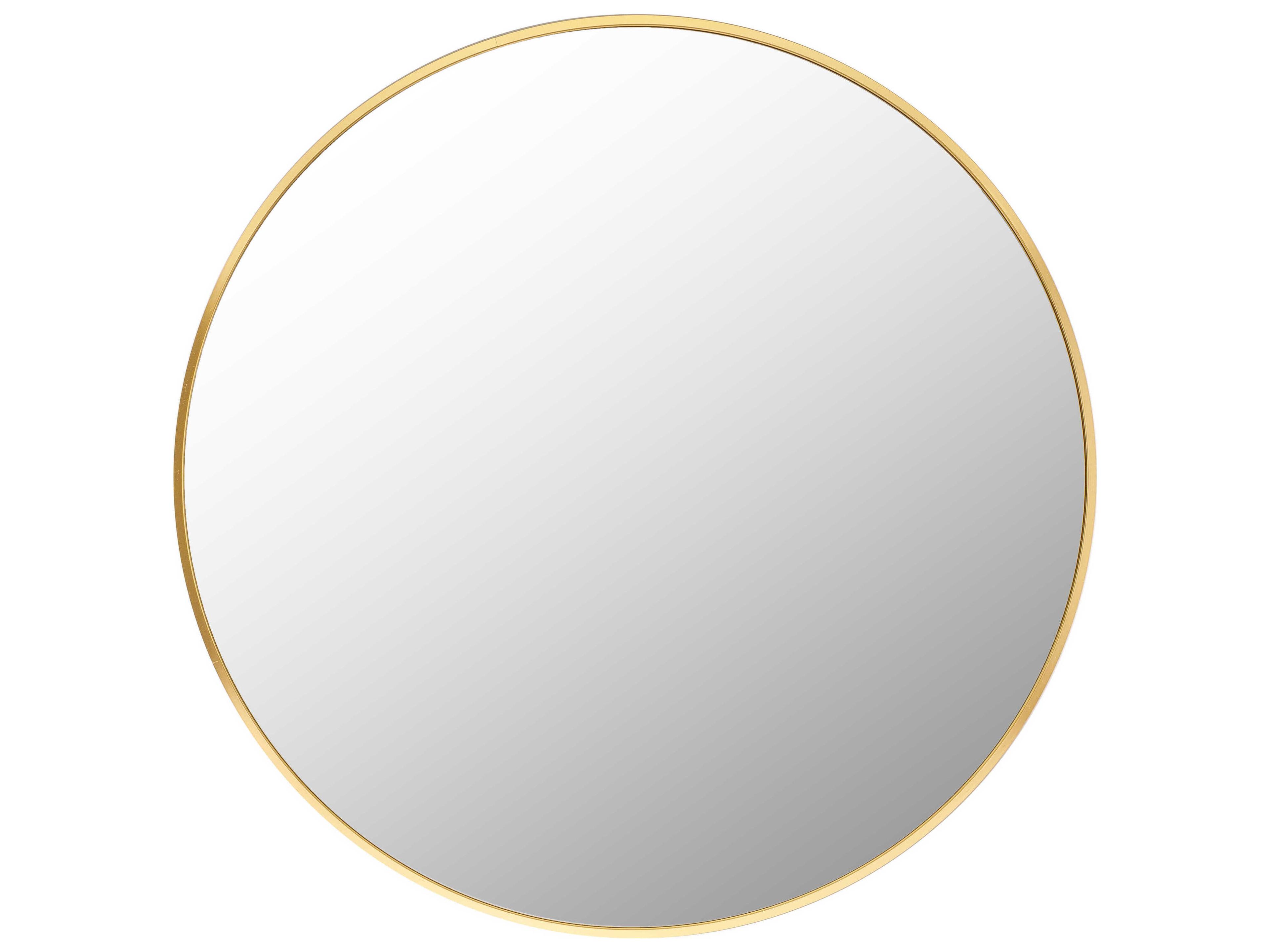 Livabliss by Surya Aranya Gold Wall Mirror Round