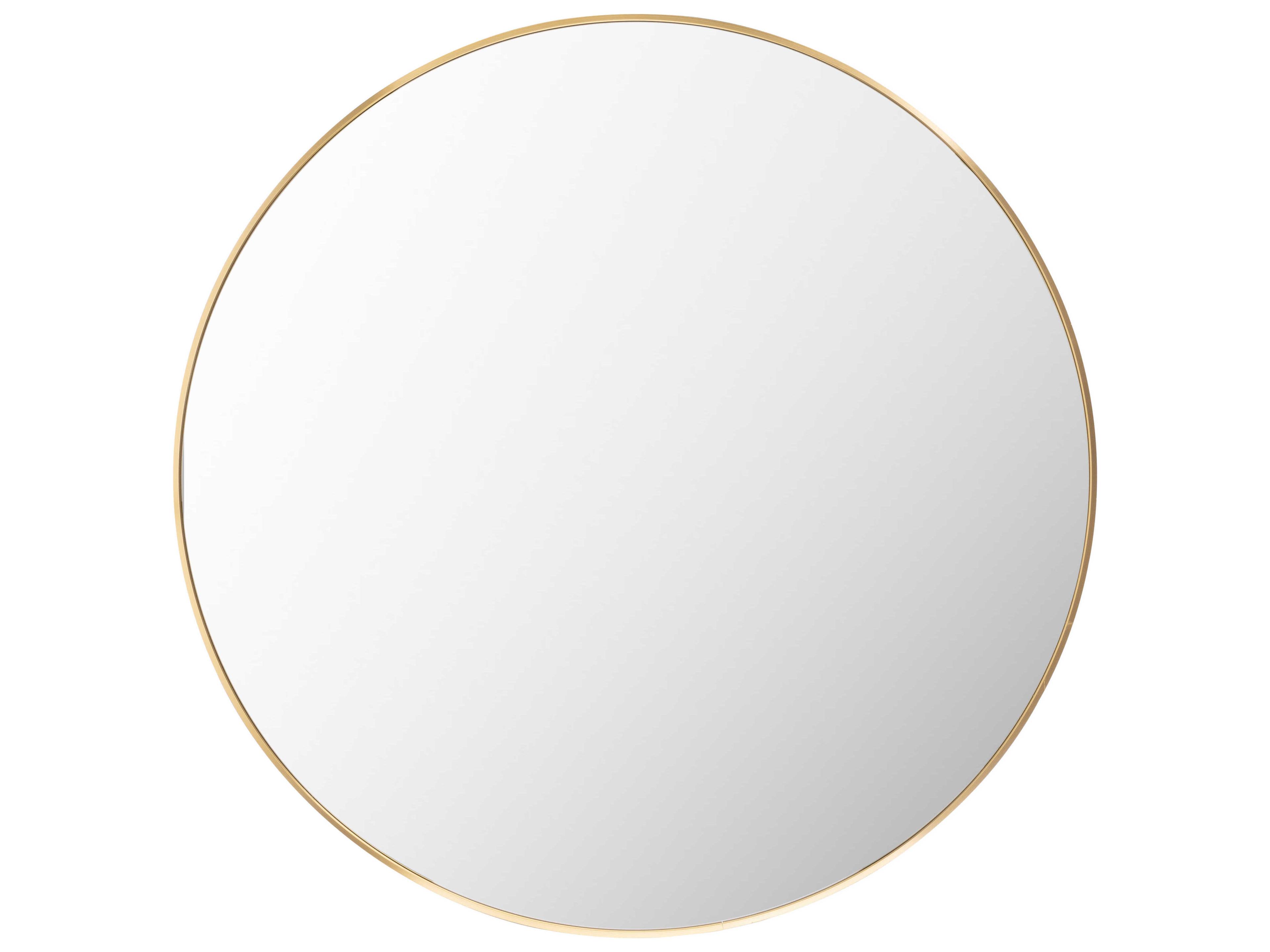 Aranya Gold Wall Mirror Round