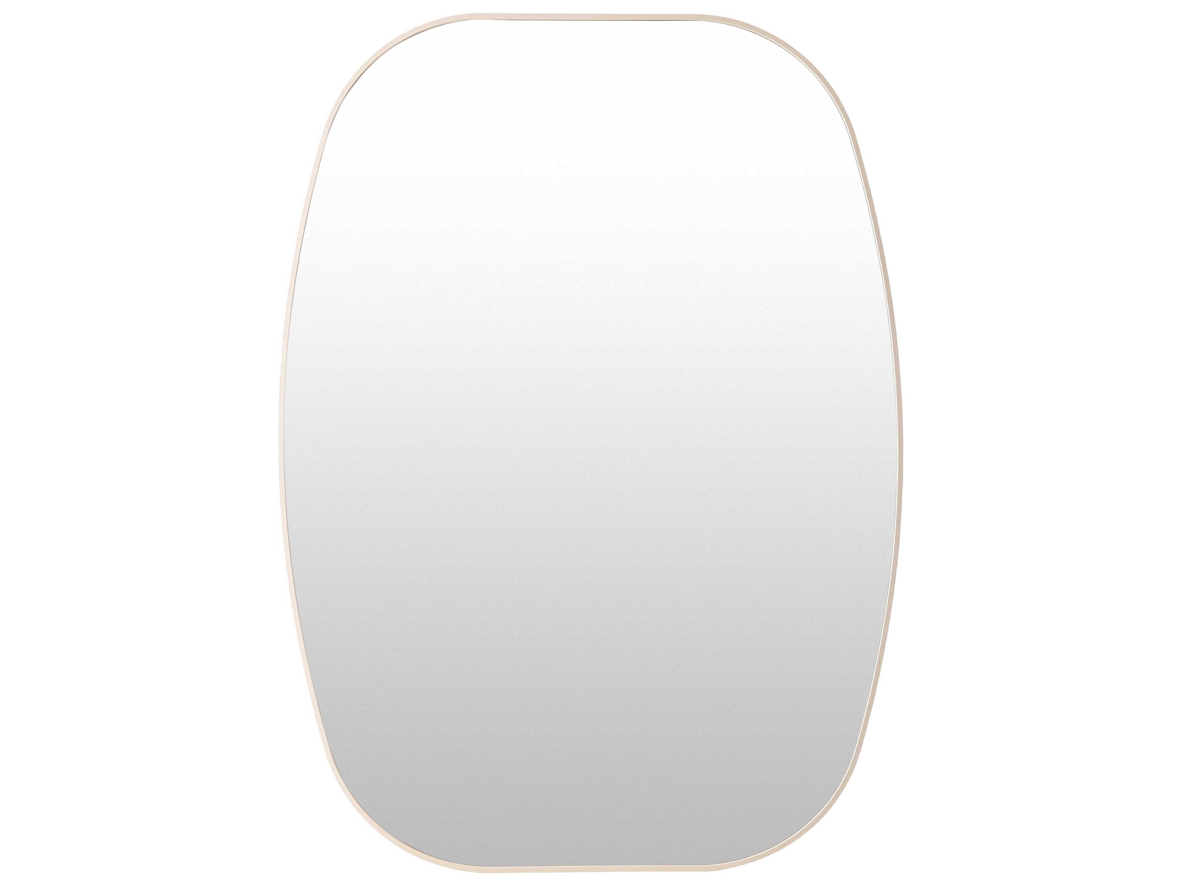 Aranya Natural Brown Wall Mirror