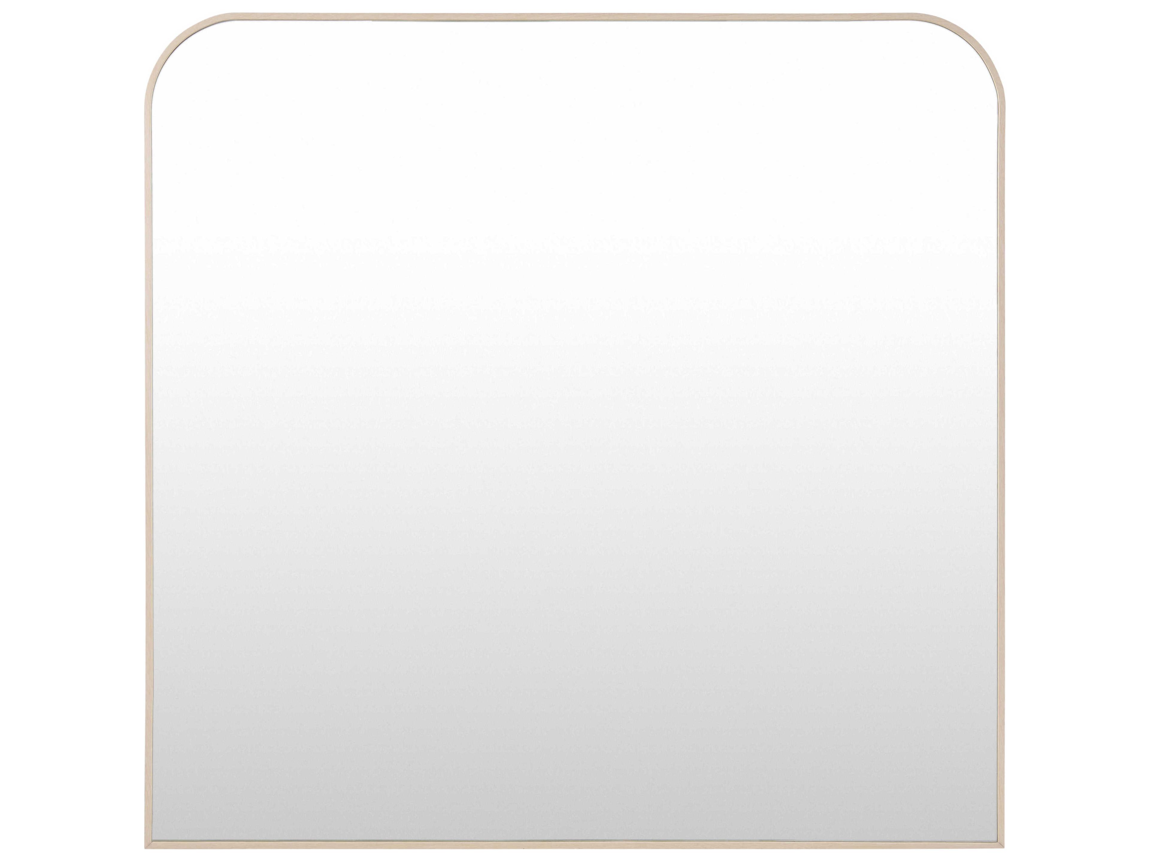 Aranya Natural Brown Wall Mirror