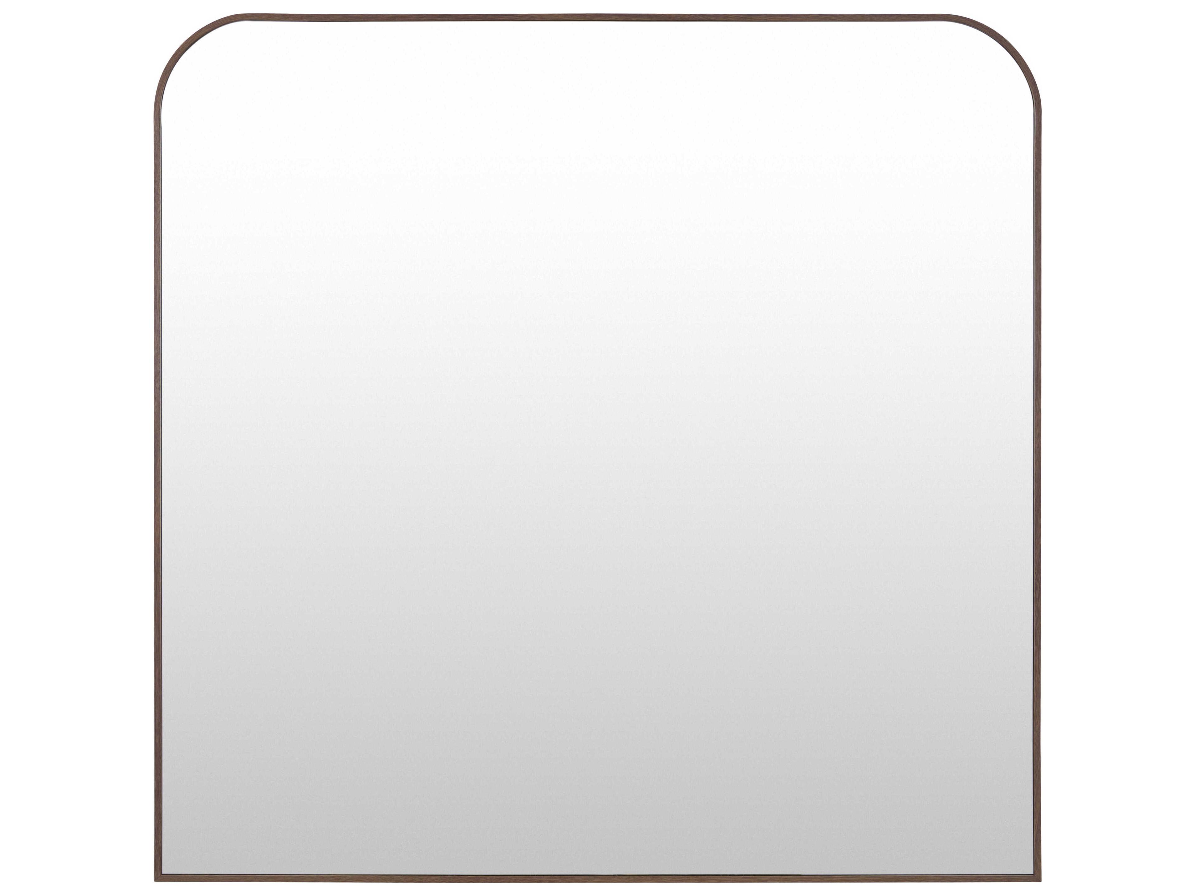 Aranya Natural Dark Brown Wall Mirror