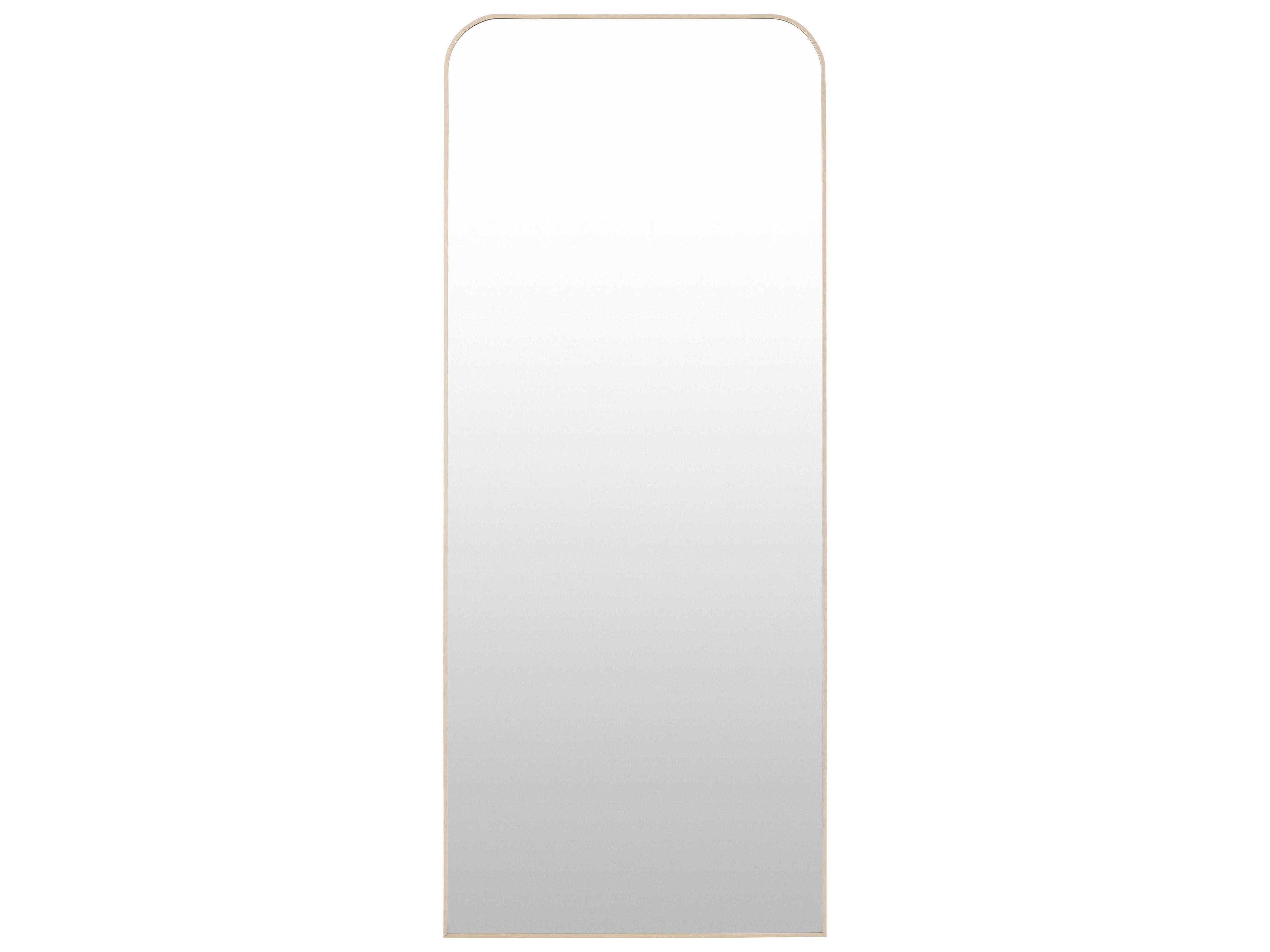 Aranya Natural Brown Floor Mirror