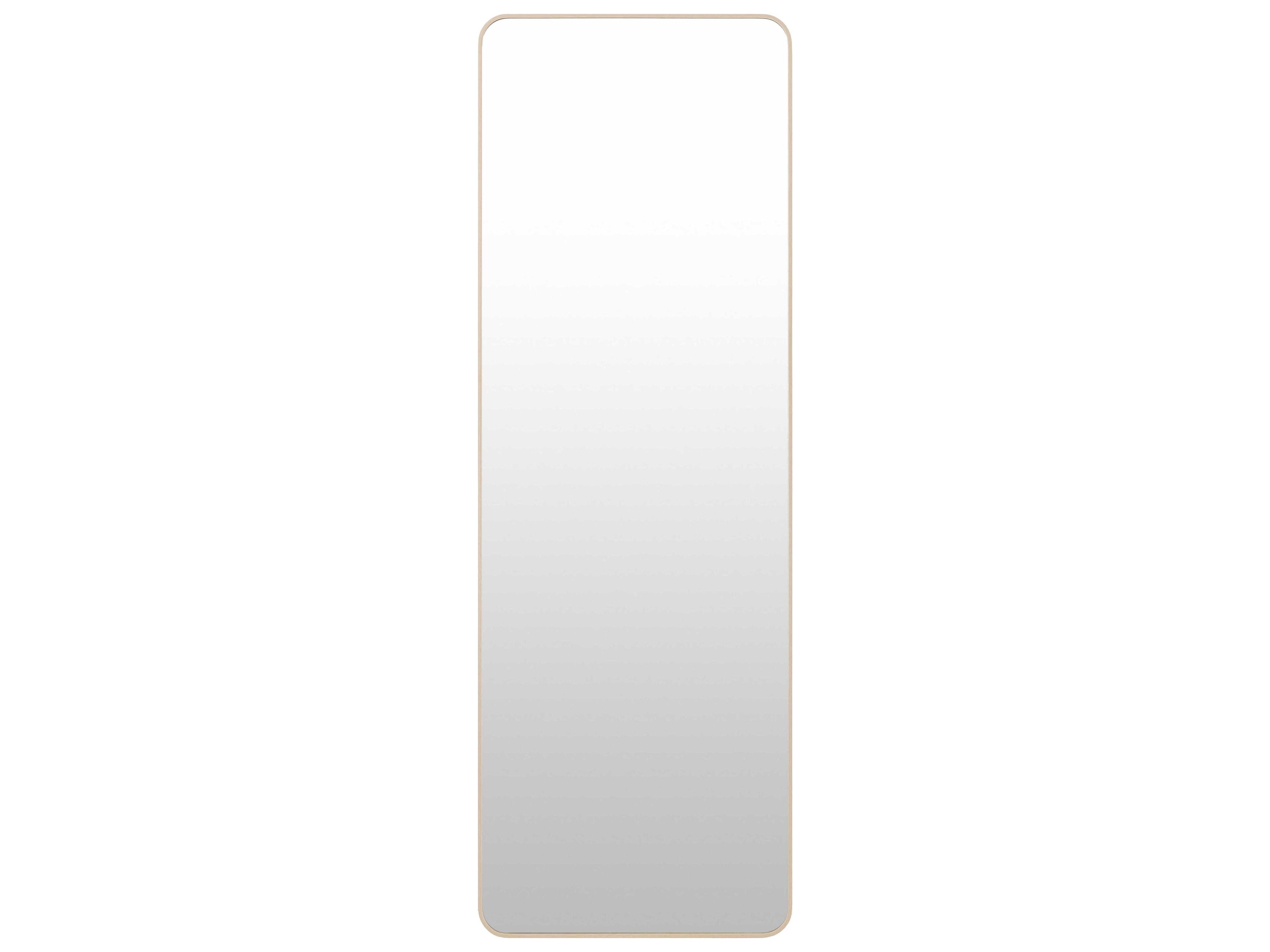 Aranya Natural Brown Rectangular Floor Mirror