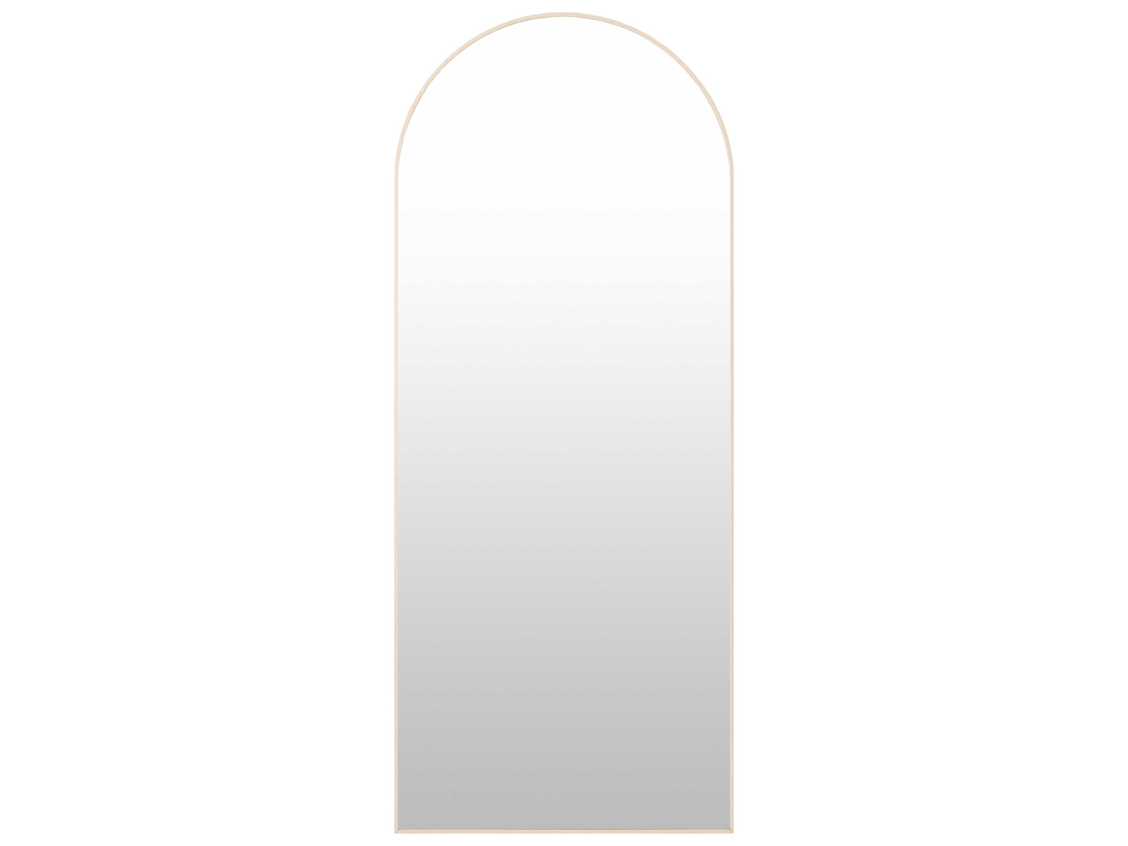 Aranya Natural Brown Floor Mirror