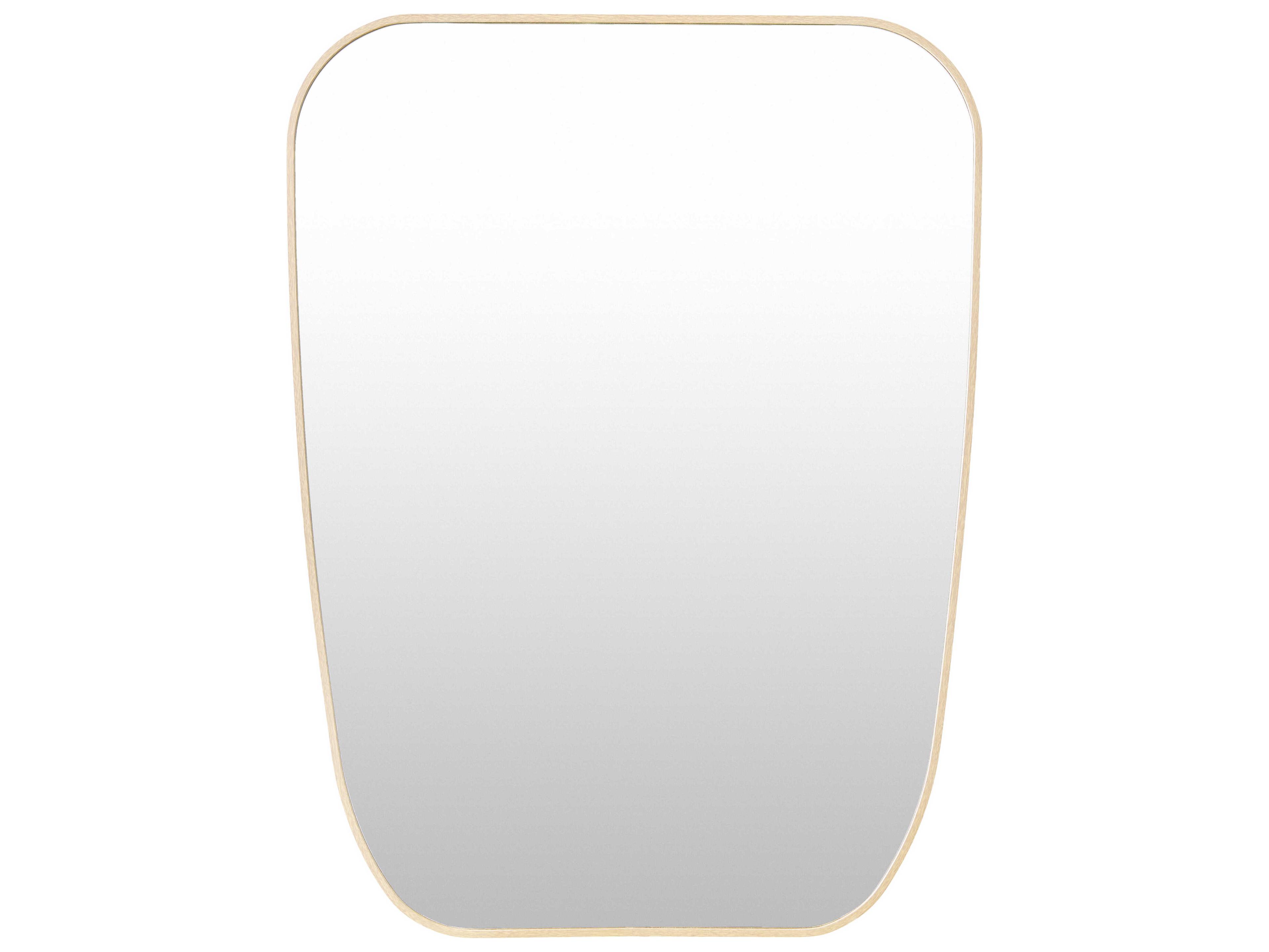 Aranya Natural Brown Wall Mirror