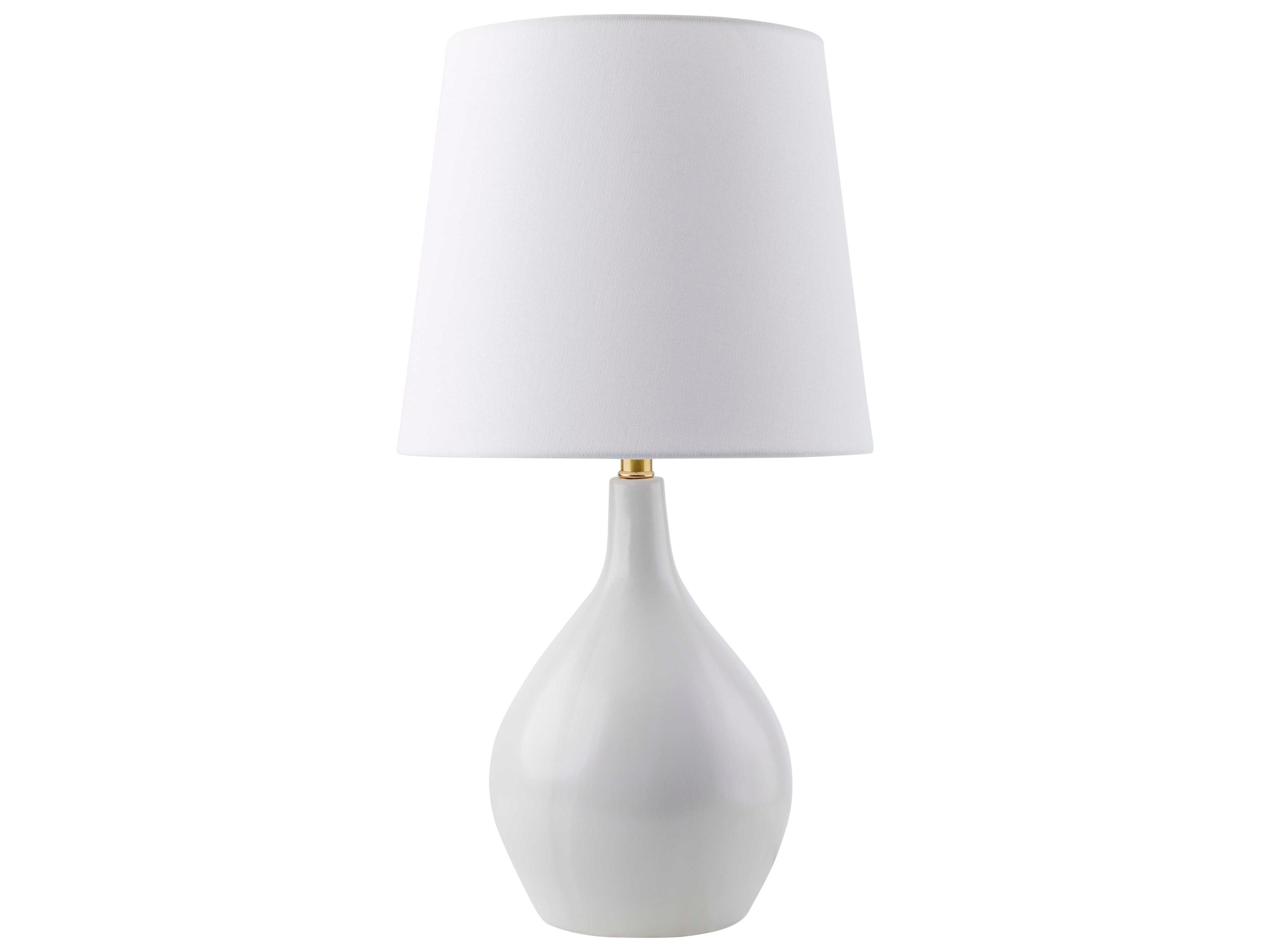 Livabliss by Surya Rugged White Table Lamp