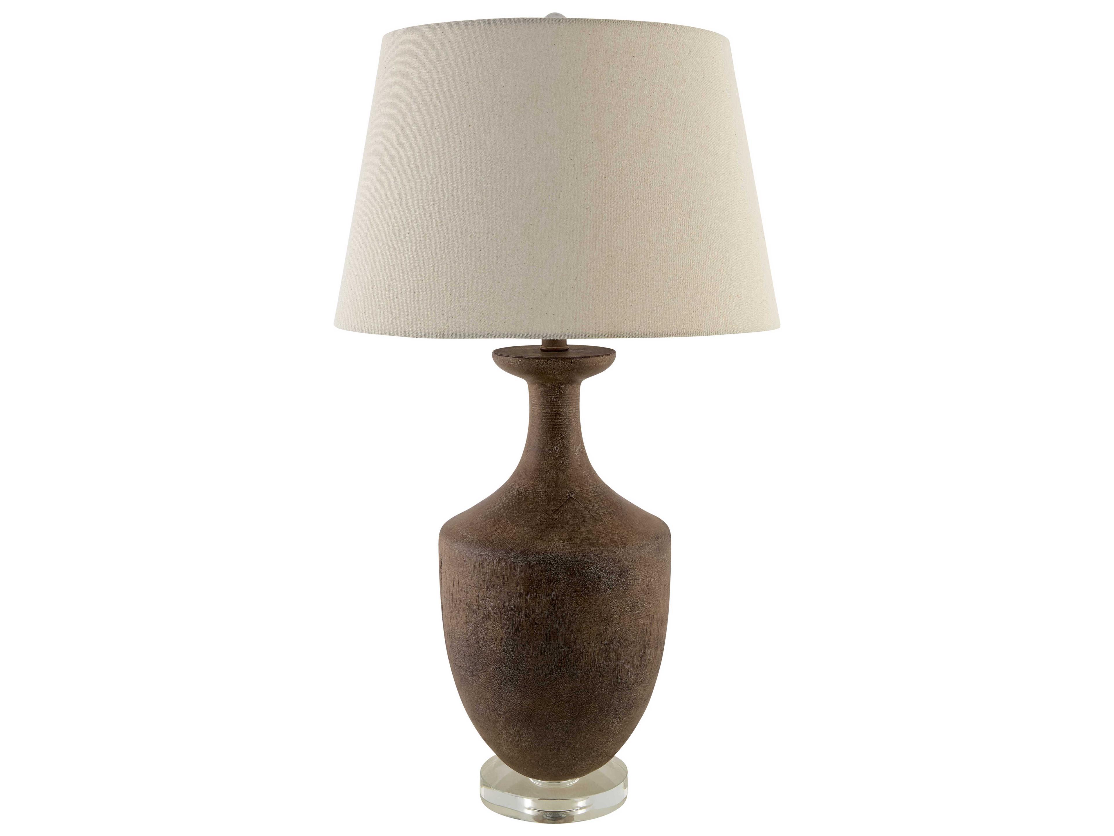Rustleaf Dark Brown Buffet Lamp