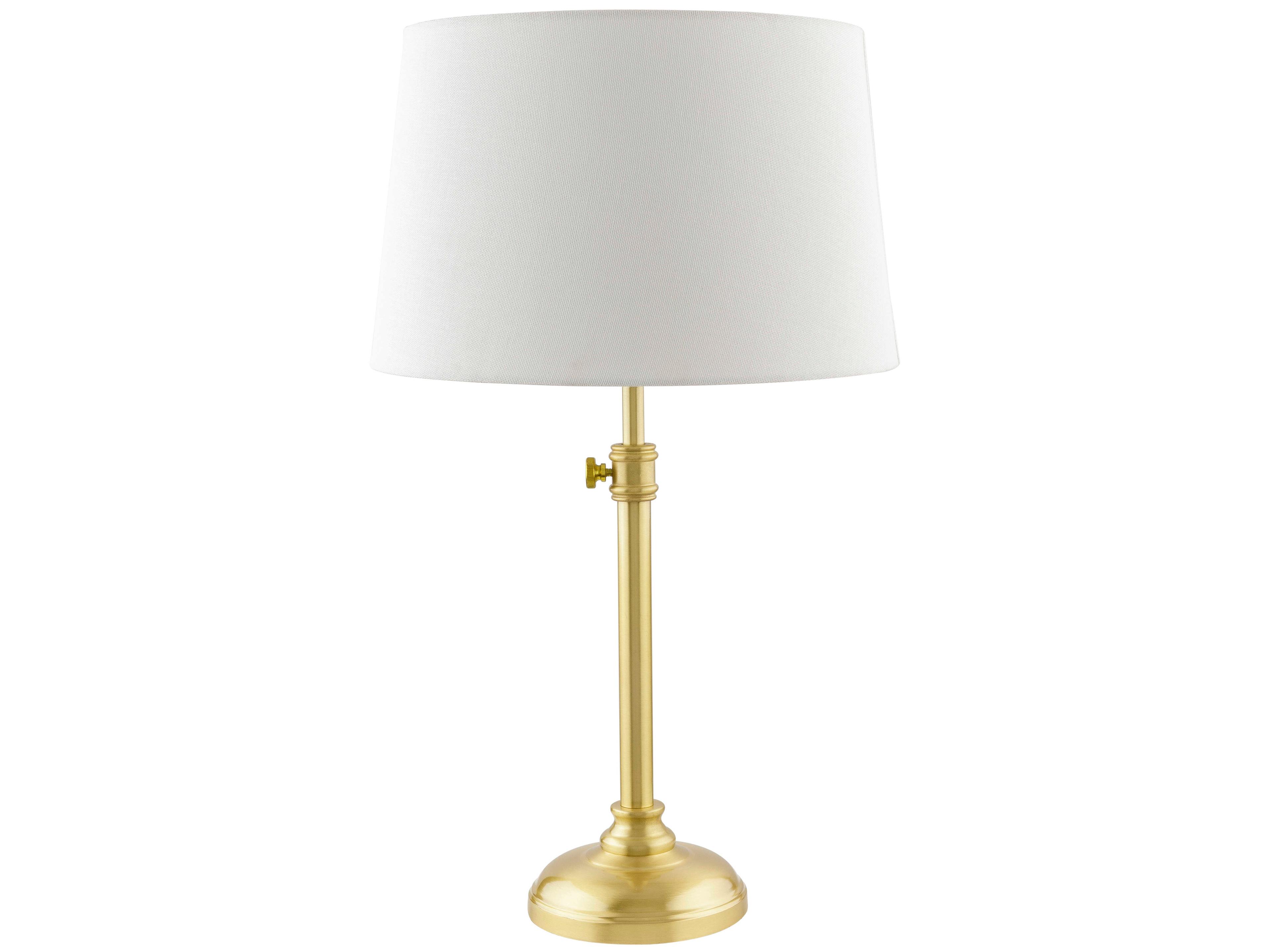 Roslin Metallic Brass Buffet Lamp