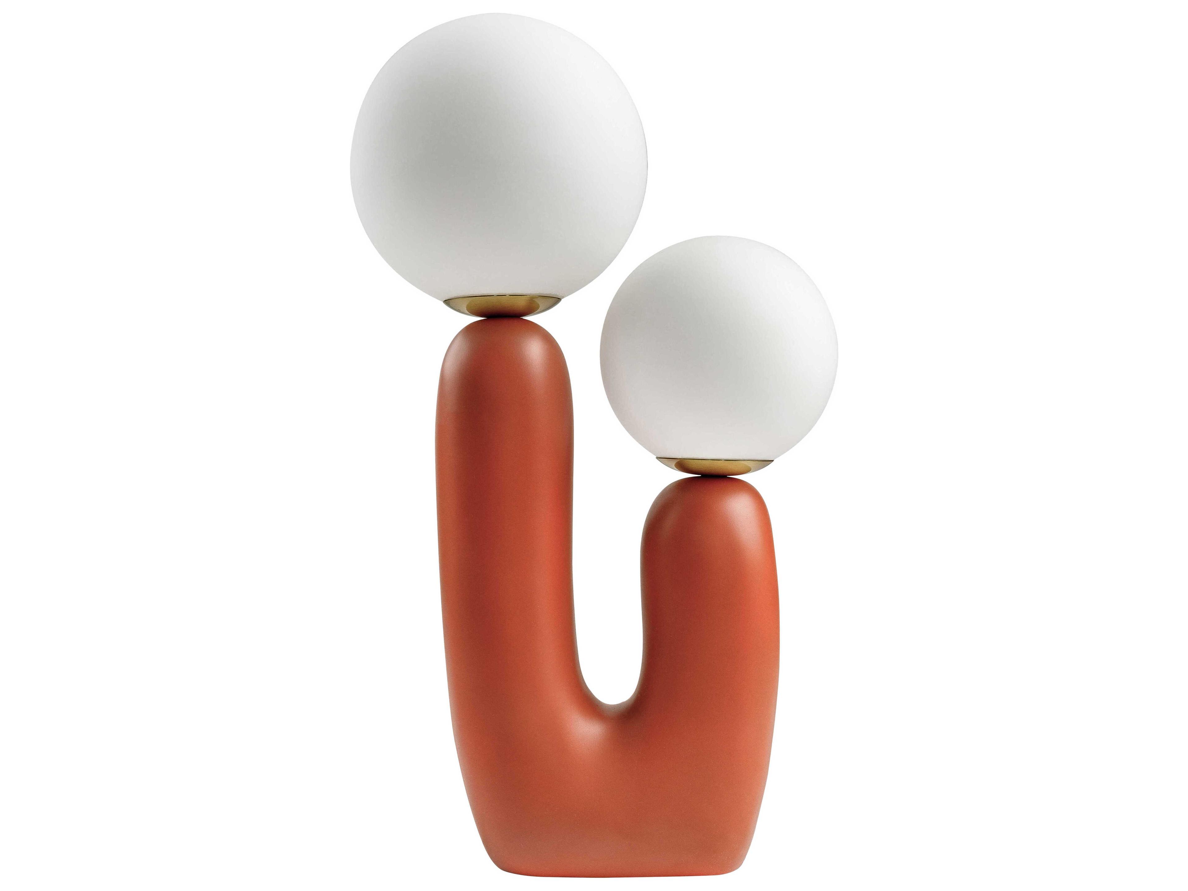 Sedeum Brick Red Table Lamp