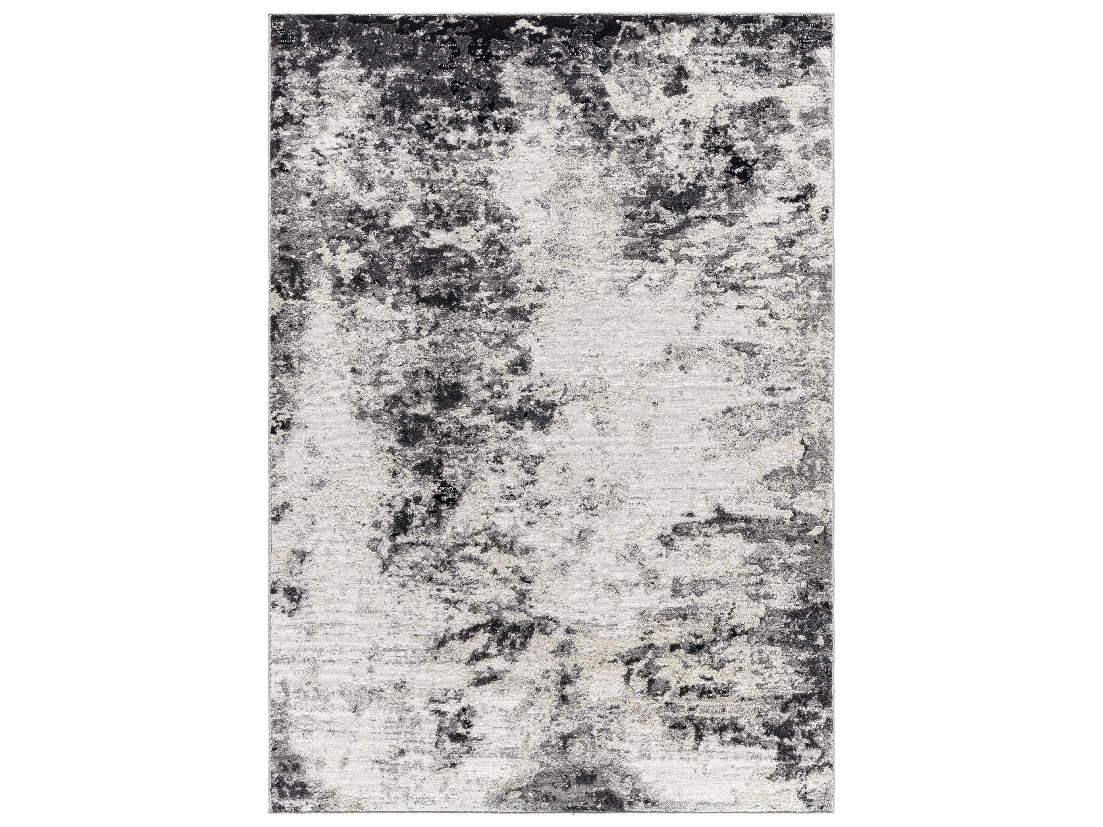 Siyah Abstract Area Rug