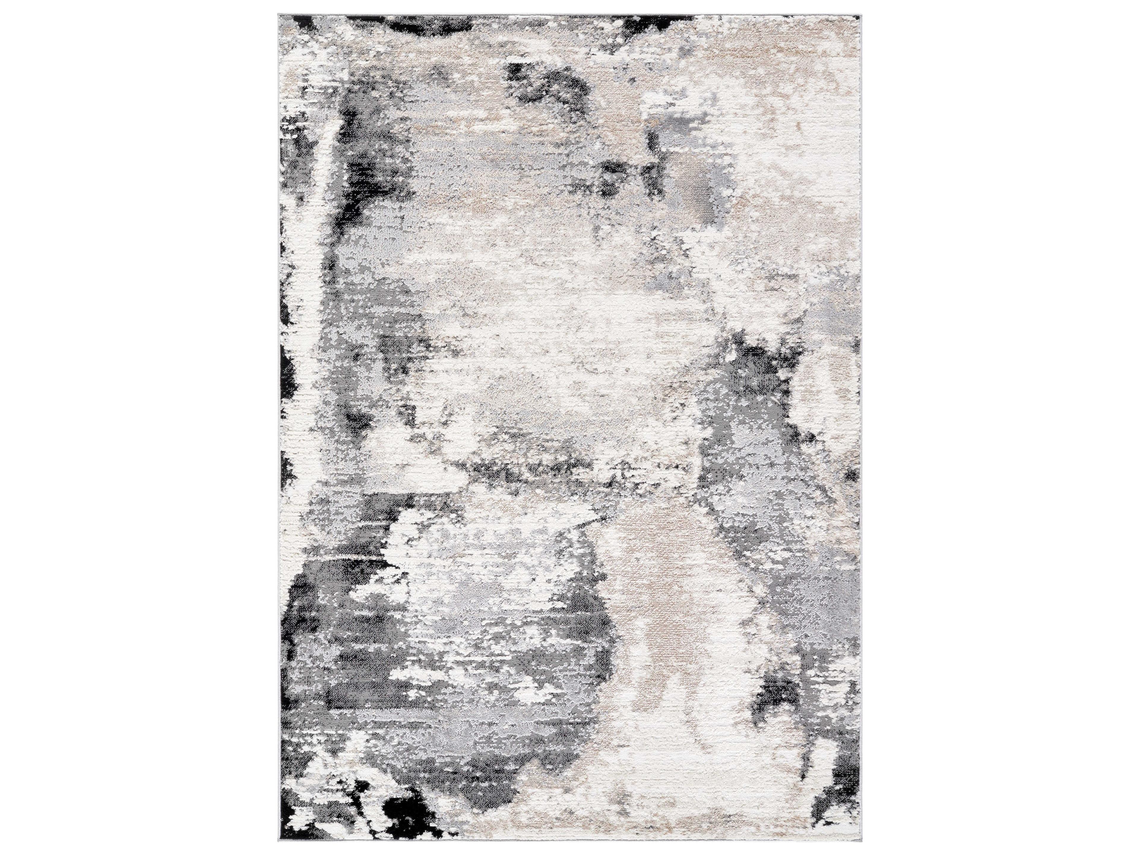 Siyah Abstract Area Rug