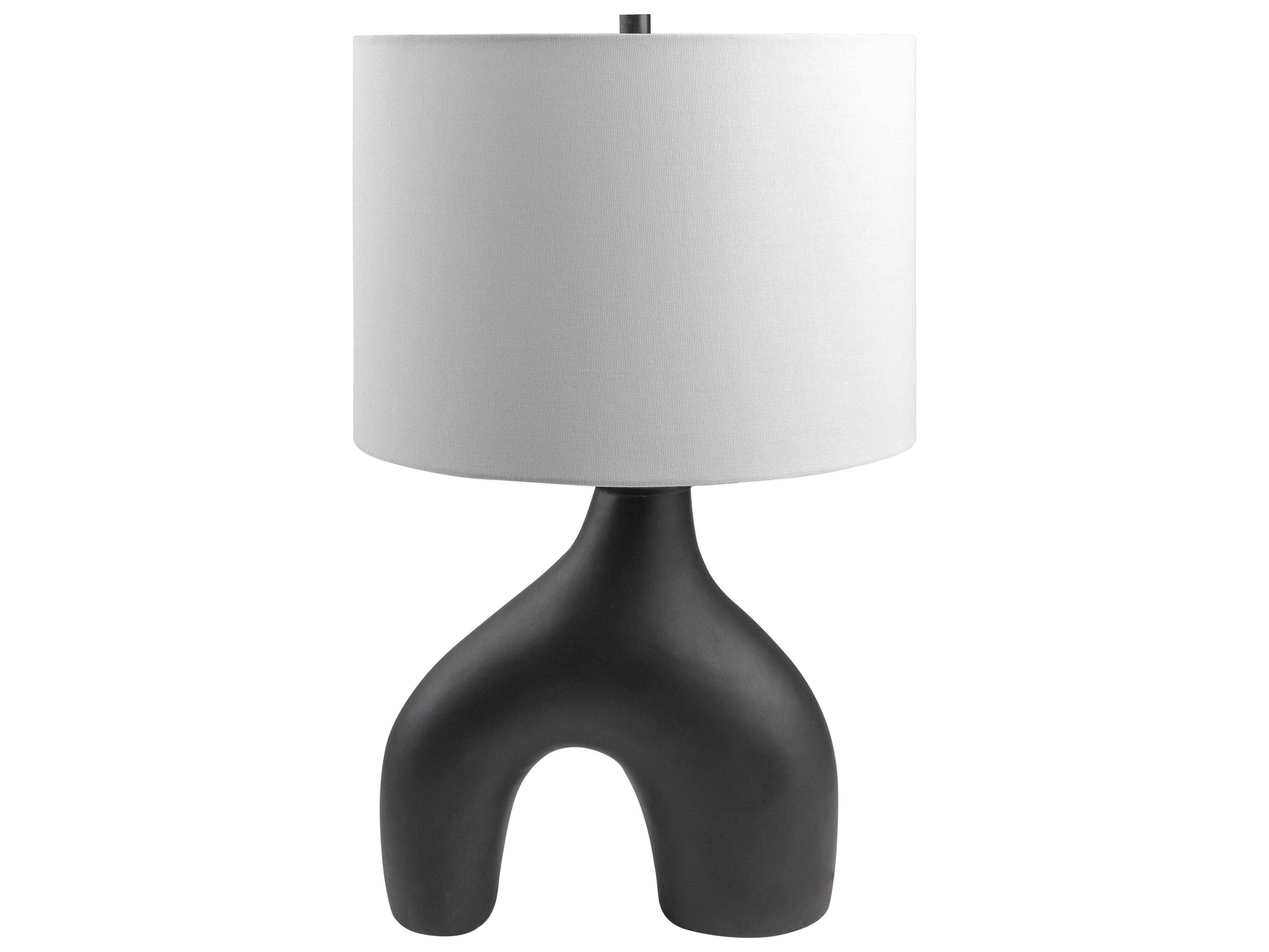 Solara Black Table Lamp
